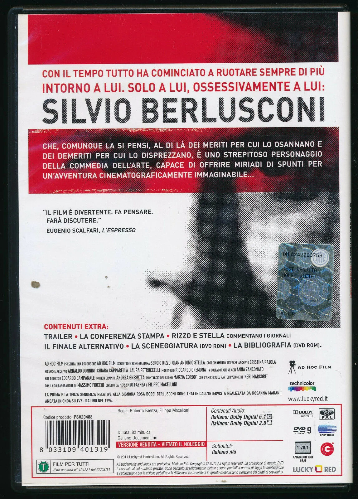 EBOND Silvio Forever NOLEGGIO DVD DB746311 - Image 2