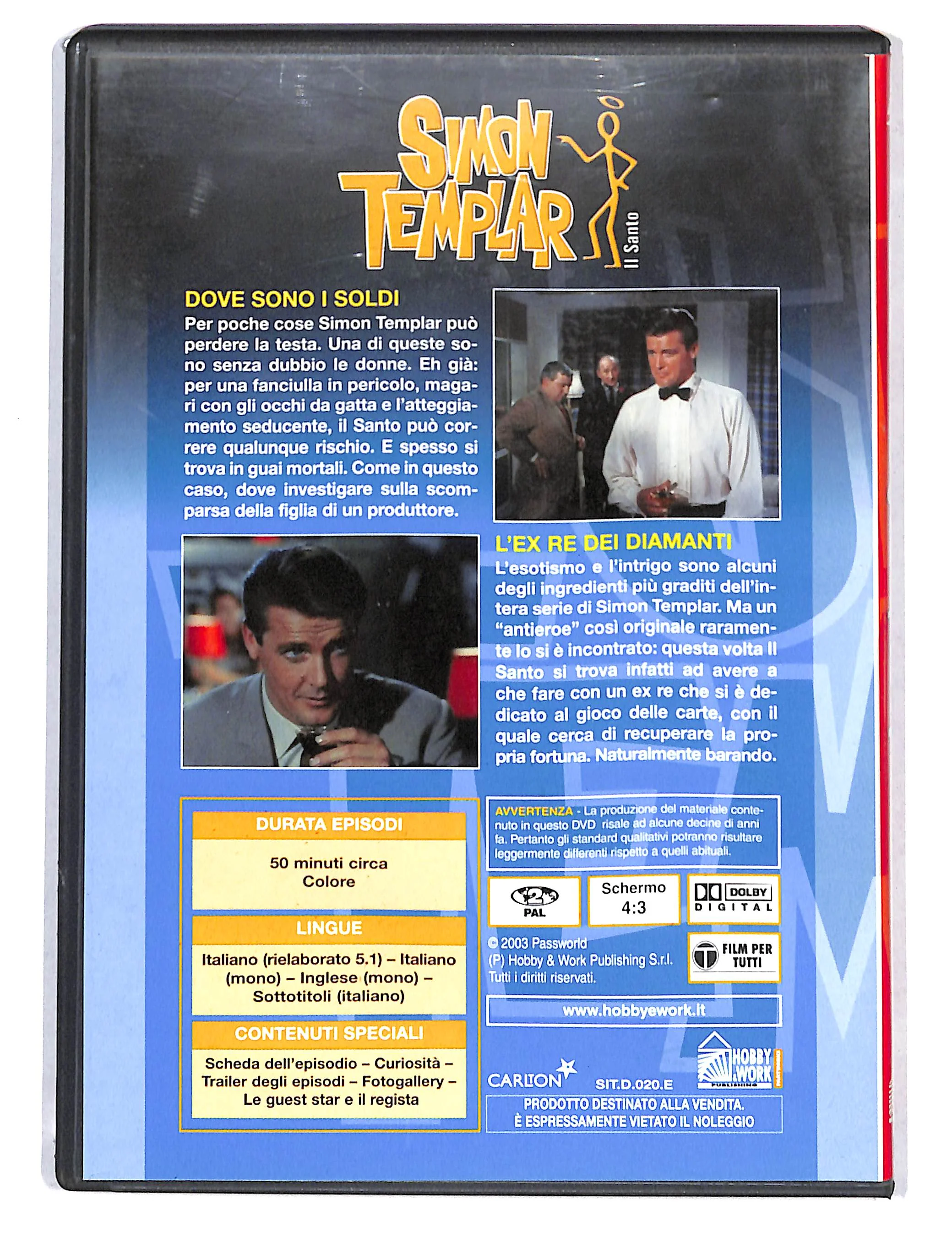 EBOND Simon Templar vol.20 EDITORIALE DVD DB723148 - Image 2