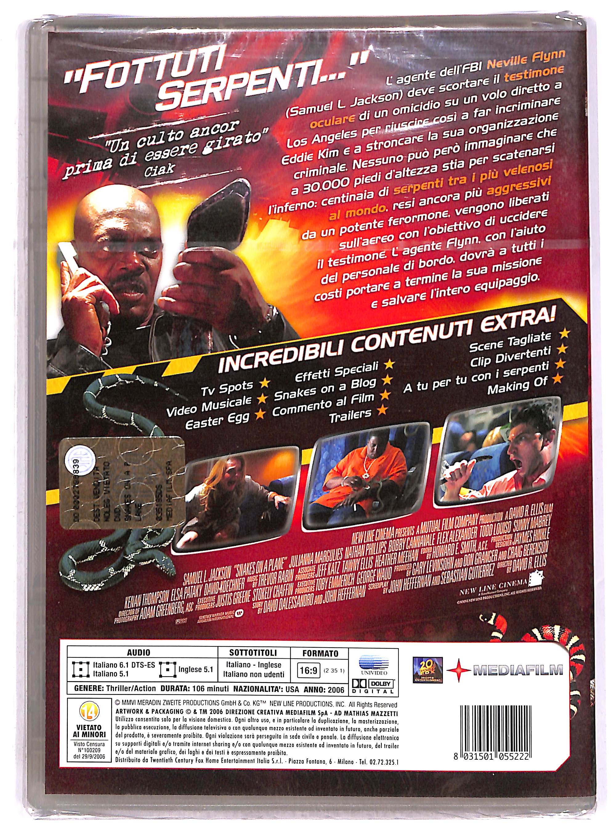 EBOND Snakes on a Plane EDIZIONE SPECIALE DVD DB729158 - Image 2