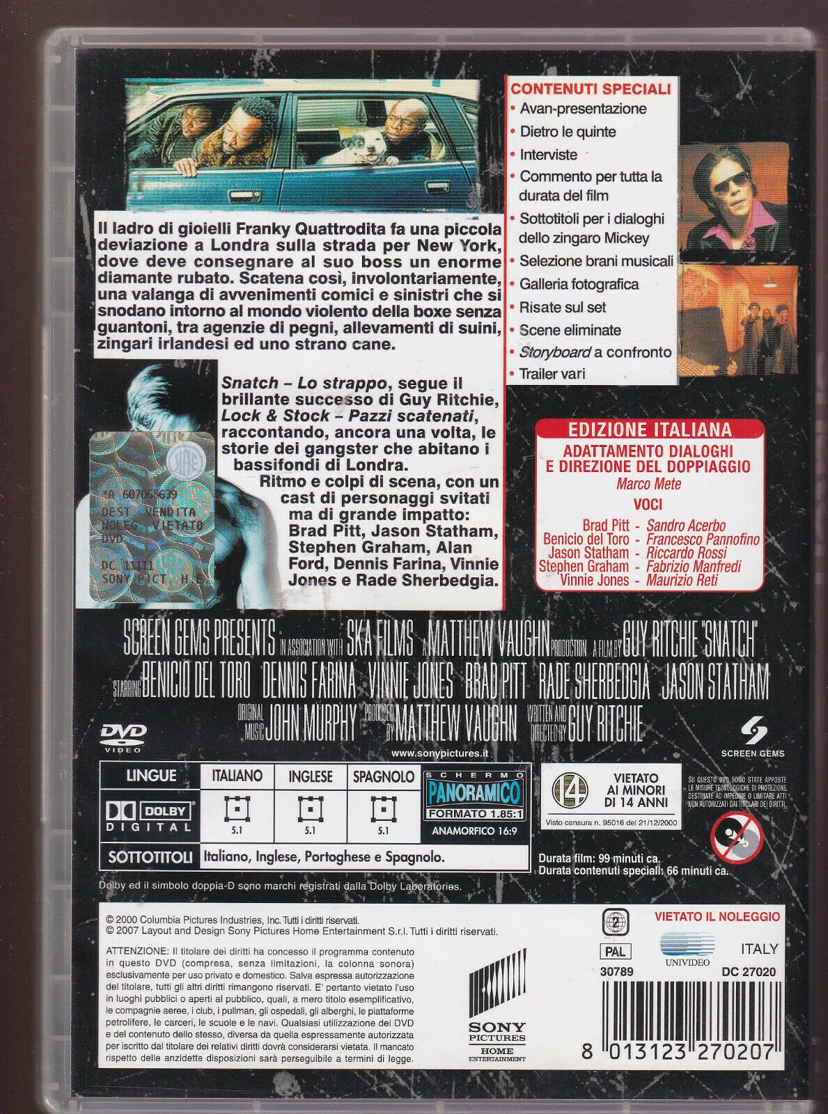 EBOND Snatch Lo Strappo NOLEGGIO DVD DB724836 - Image 2