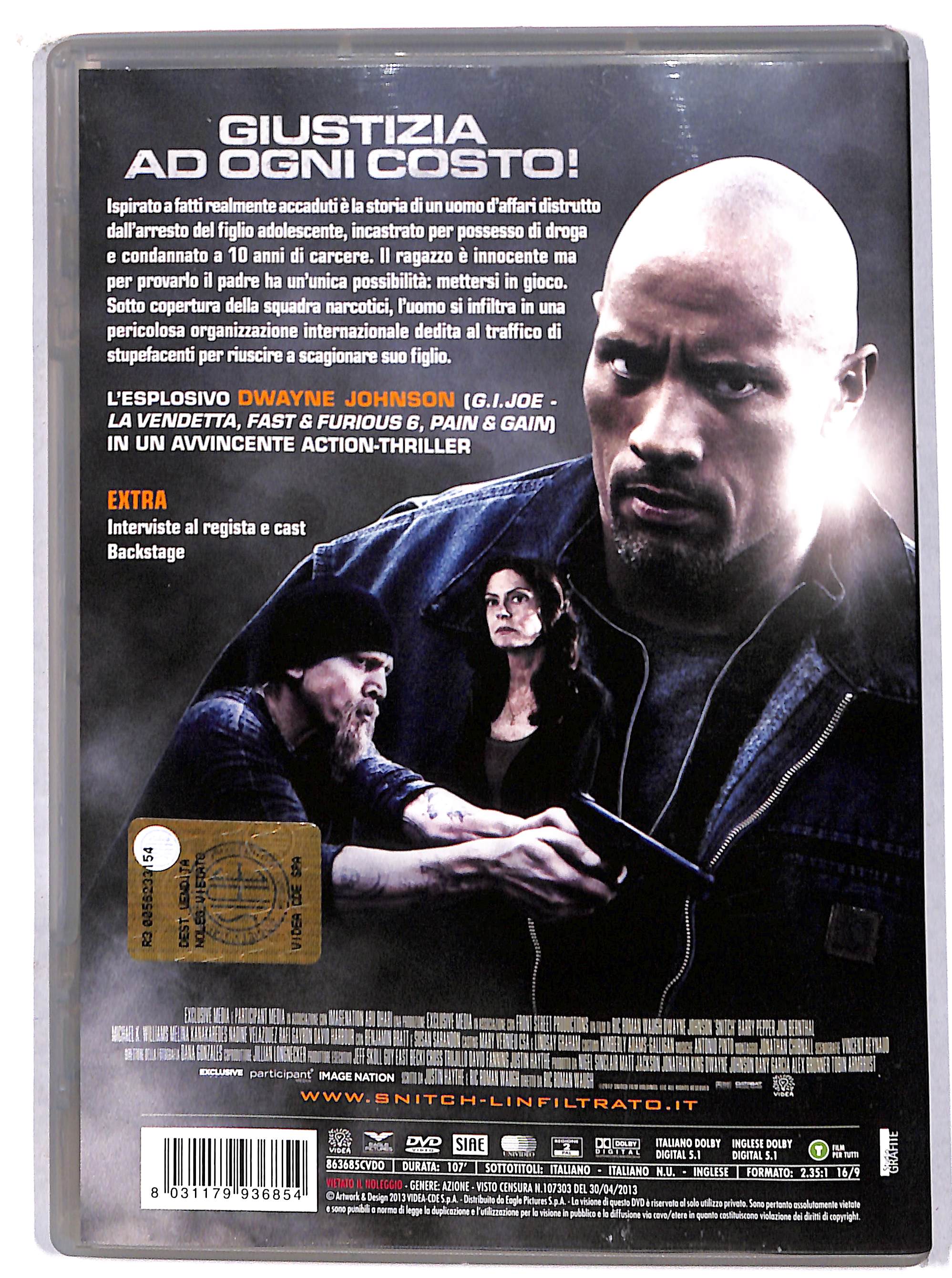 EBOND snitch - l'infiltrato DVD DB760140 - Image 2