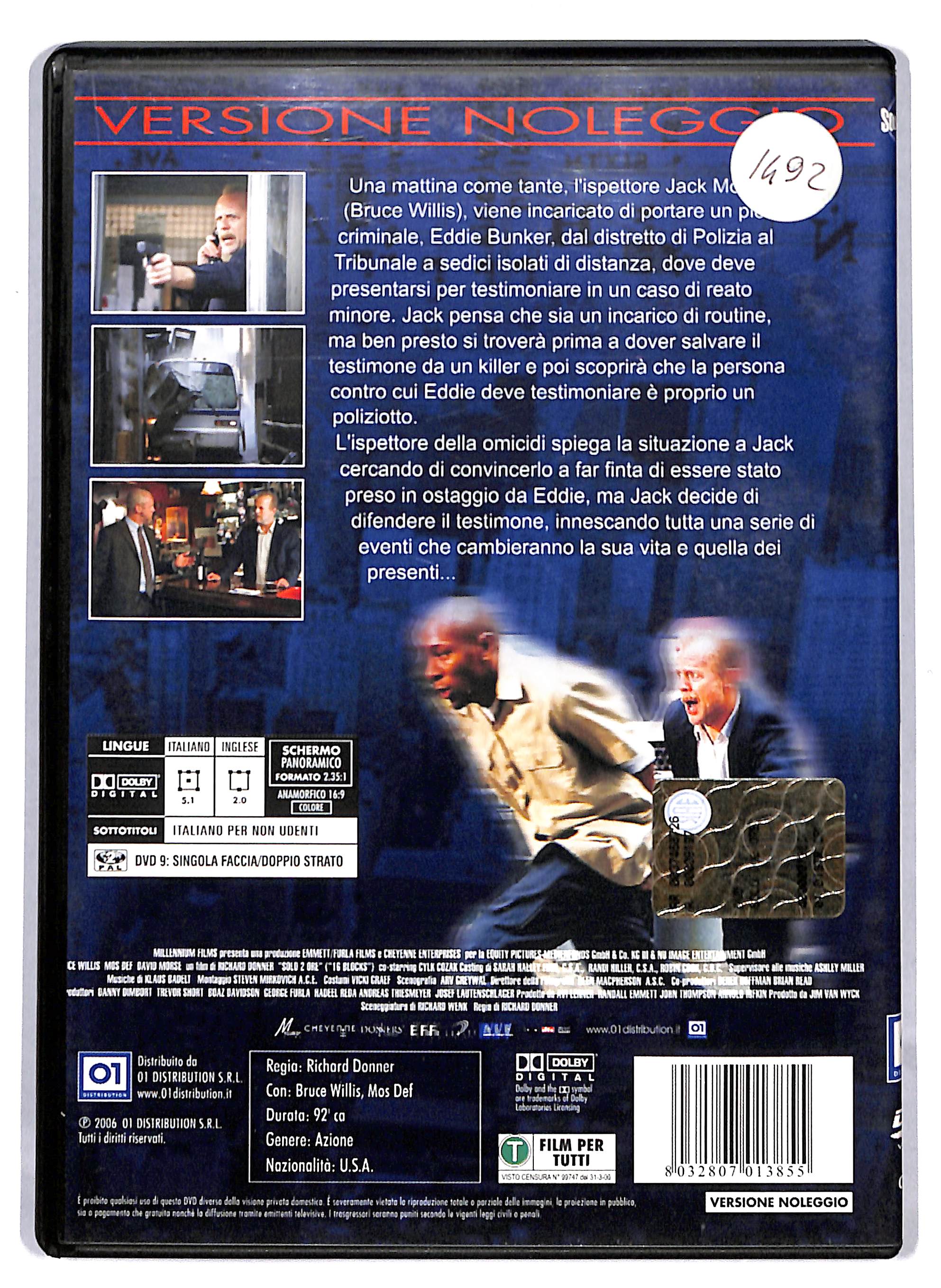 EBOND Solo 2 Ore Con Bruce Willis NOLEGGIO DVD DB756320 - Image 2