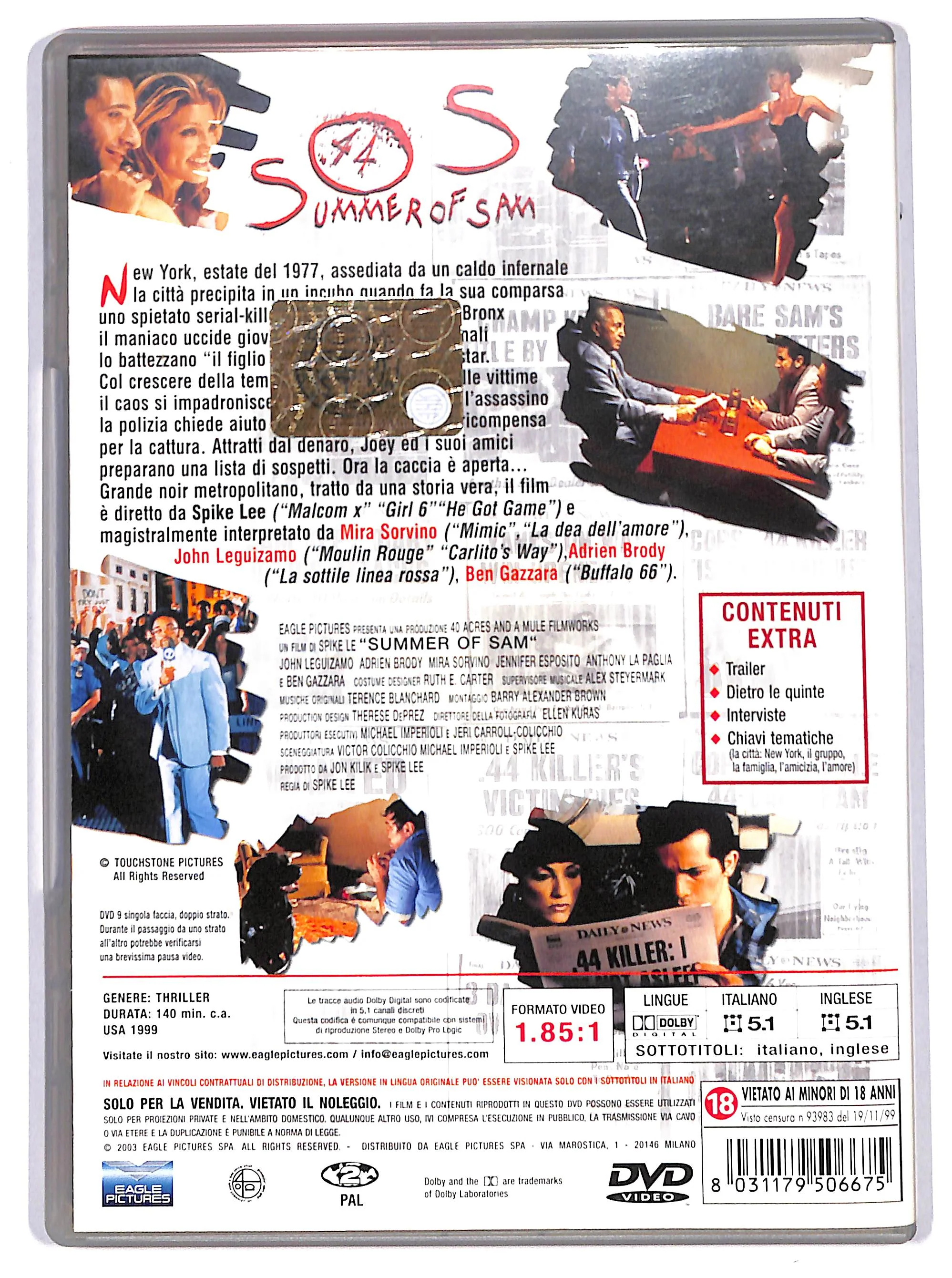 EBOND sos summer of sam DVD DB750223 - Image 2