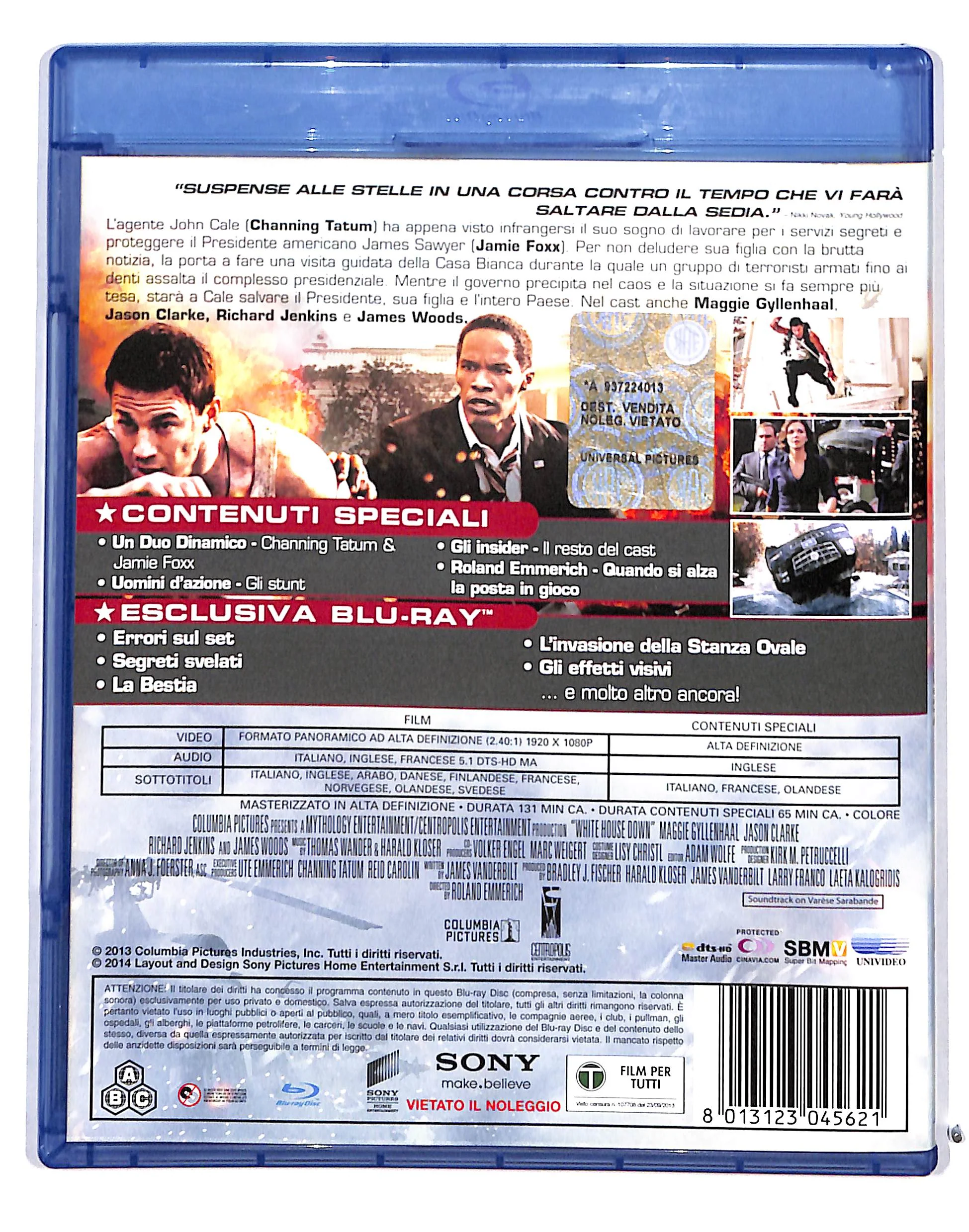 EBOND Sotto Assedio - White House Down BLURAY BLURAY DB713274 - Image 2