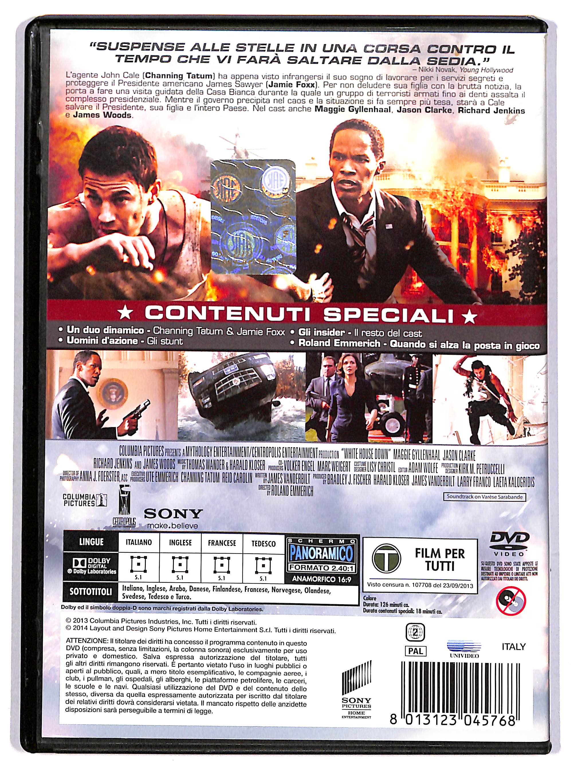 EBOND Sotto Assedio - White House Down NOLEGGIO DVD DB717407 - Image 2