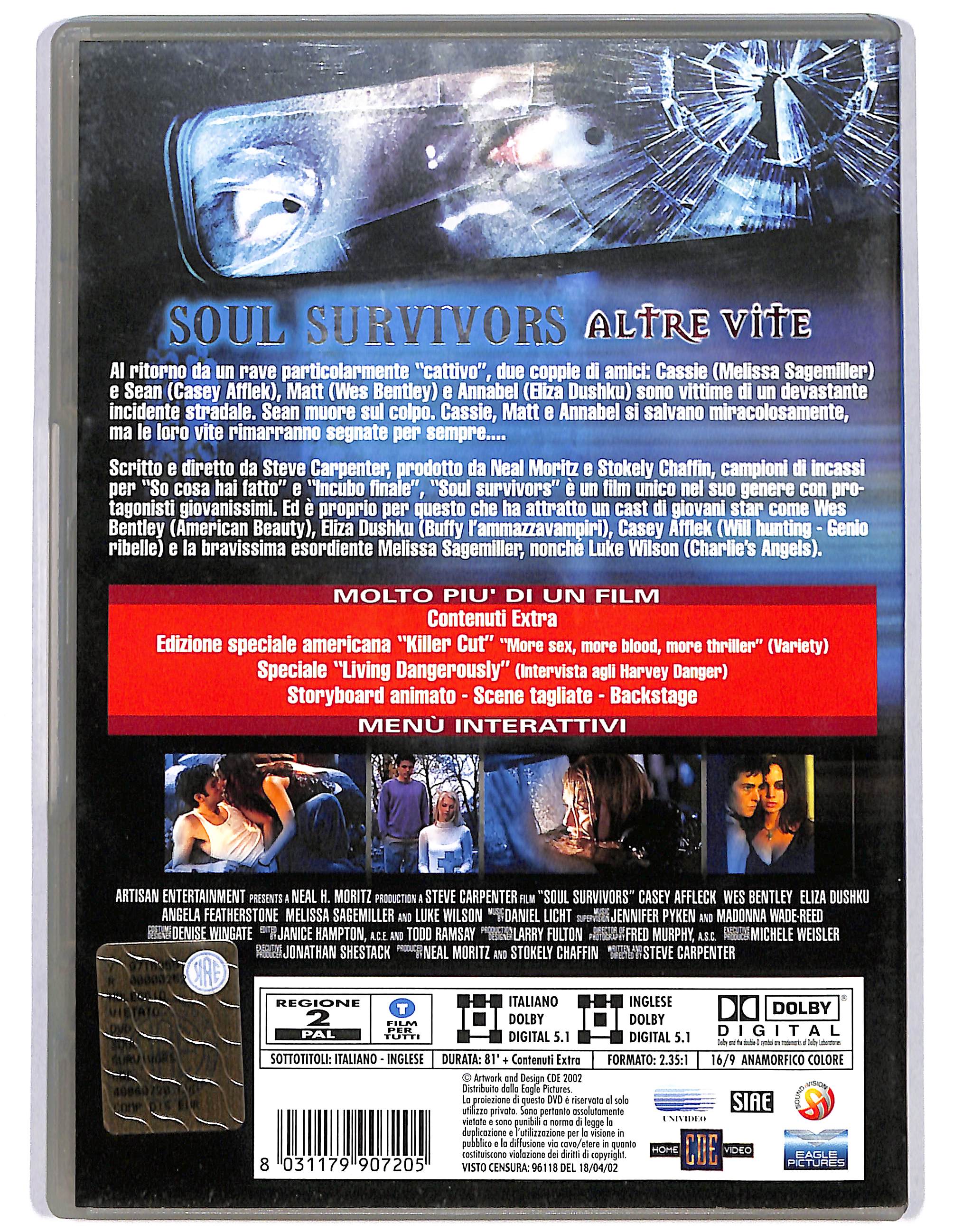 EBOND Soul Survivors - Altre vite EDIZIONE SPECIALE DVD DB775730 - Image 2