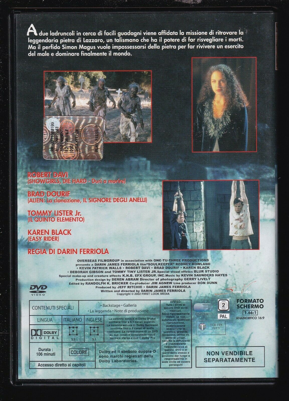 EBOND Soulkeeper Di Darin Ferriola Editoriale DVD DB745943 - Image 2