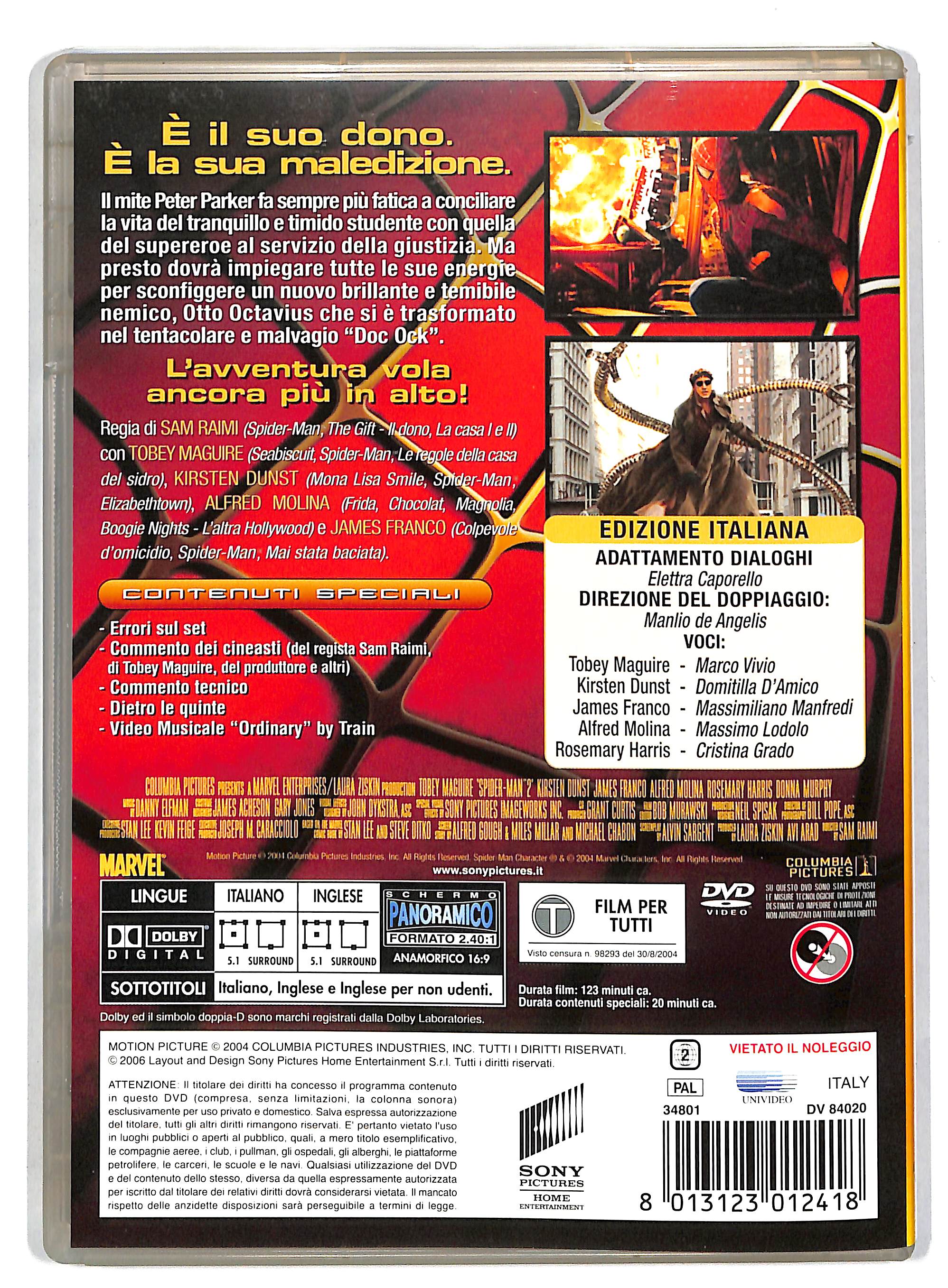 EBOND Spider - man 2 DVD DB763335 - Image 2