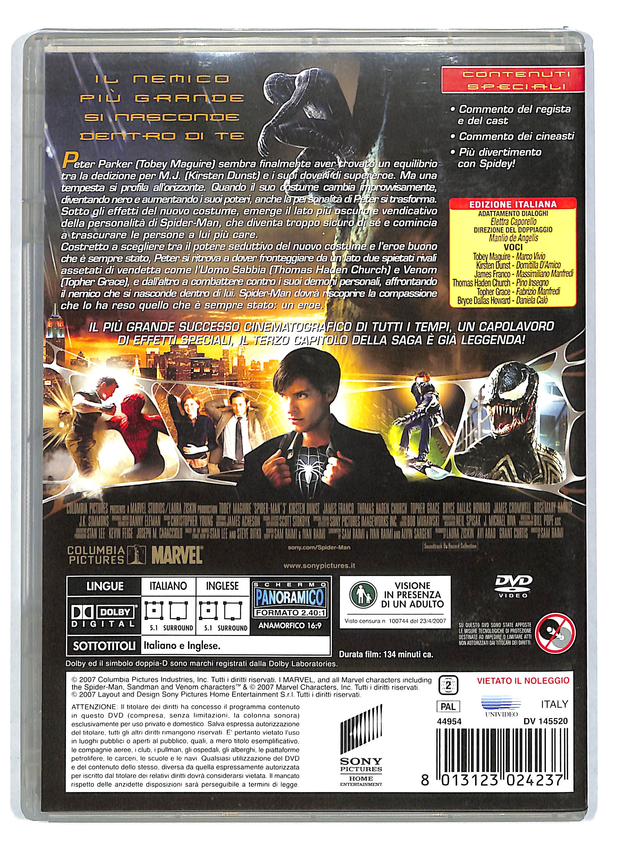EBOND Spider-Man 3 DVD DB738831 - Image 2