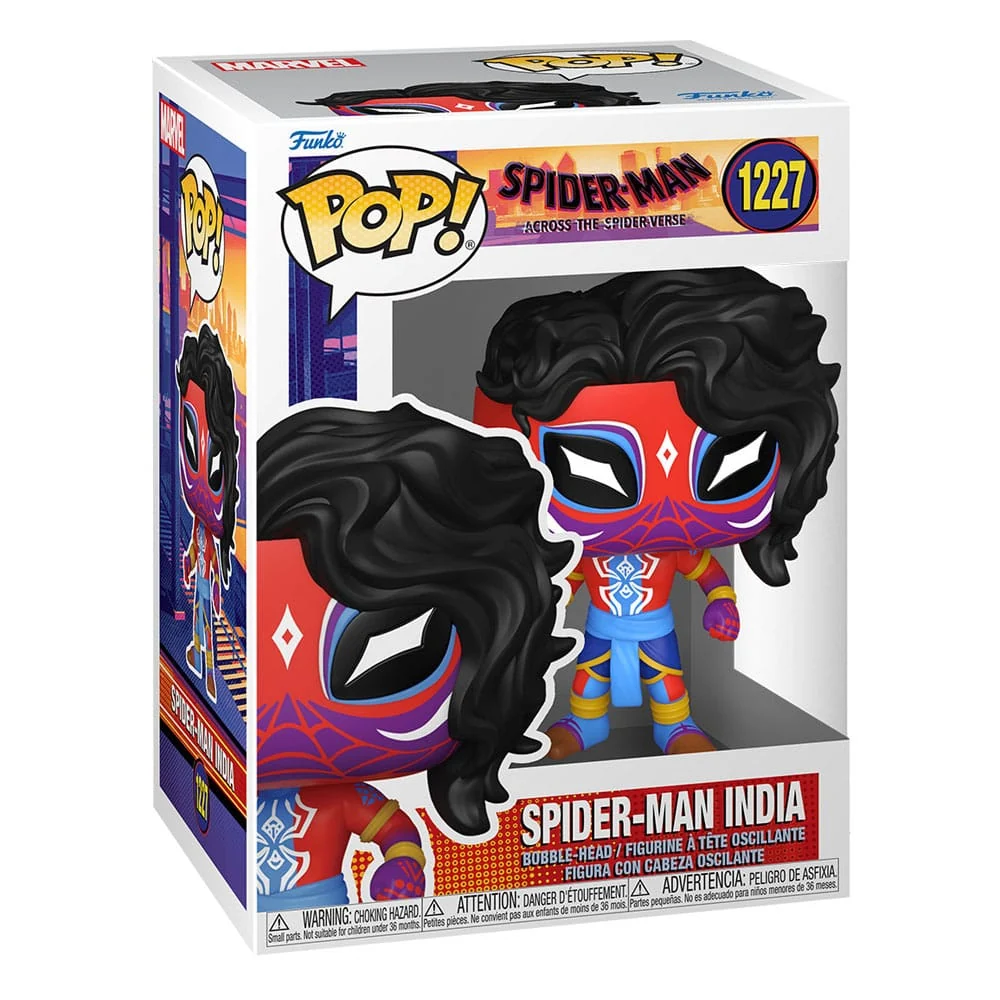 SPIDER-MAN: ACROSS THE SPIDER-VERSE POP! MOVIES VINYL FIGURE SPIDER-MAN INDIA 9 P037605 - Image 2