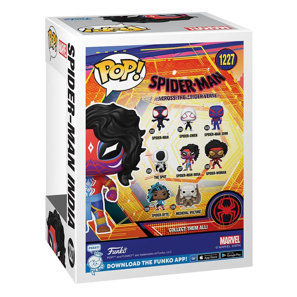 SPIDER-MAN: ACROSS THE SPIDER-VERSE POP! MOVIES VINYL FIGURE SPIDER-MAN INDIA 9 P037605 - Image 3
