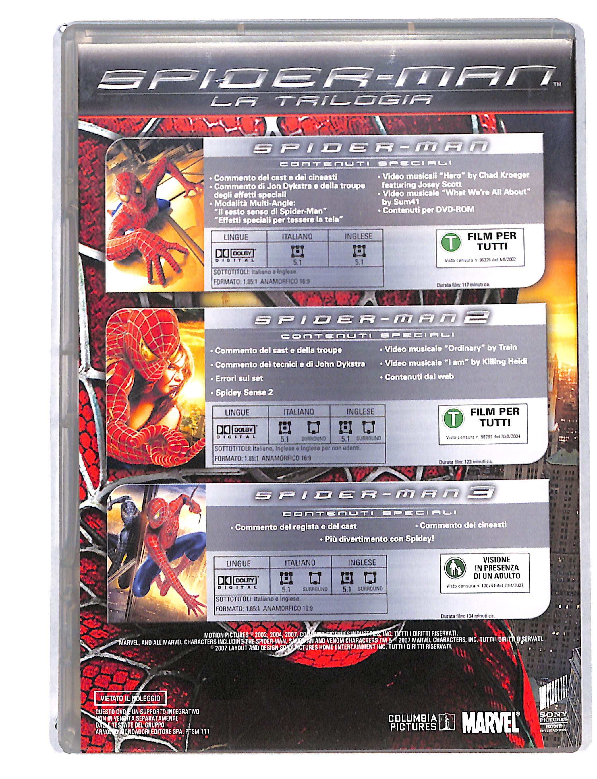 EBOND Spider-Man la trilogia EDITORIALE DVD DB736359 - Image 2