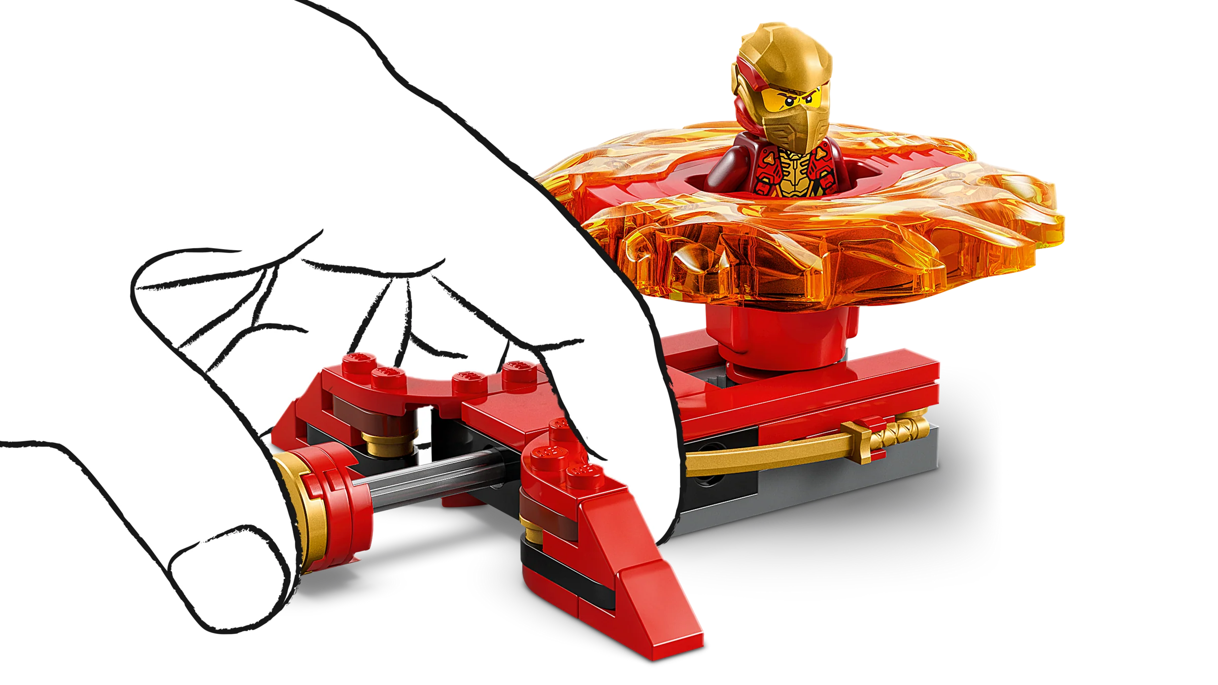 LEGO 71823 Spinner del drago Spinjitzu di Kai