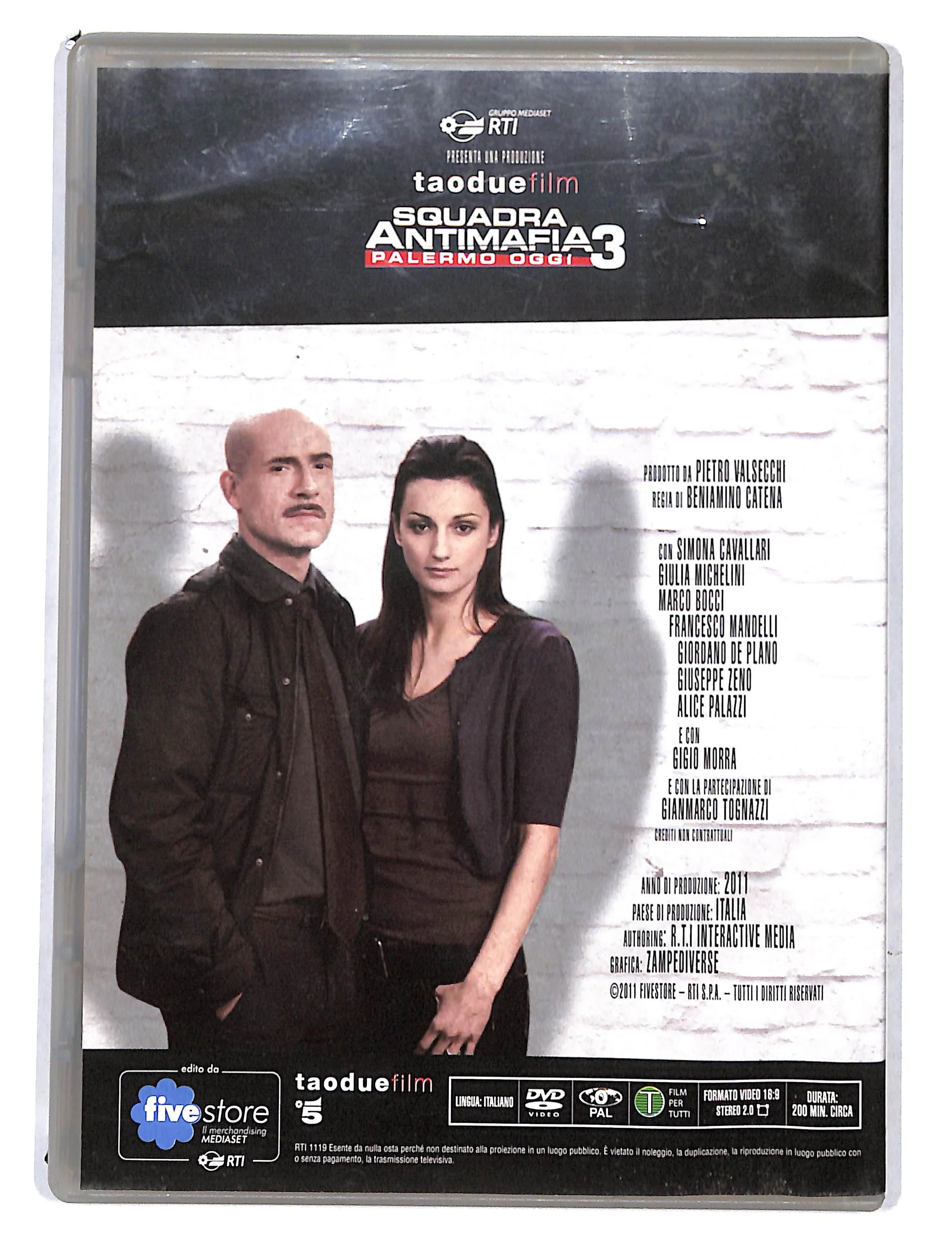 EBOND Squadra antimafia 3 palermo oggi puntata 7-8 EDITORIALE DVD DB726423 - Image 2