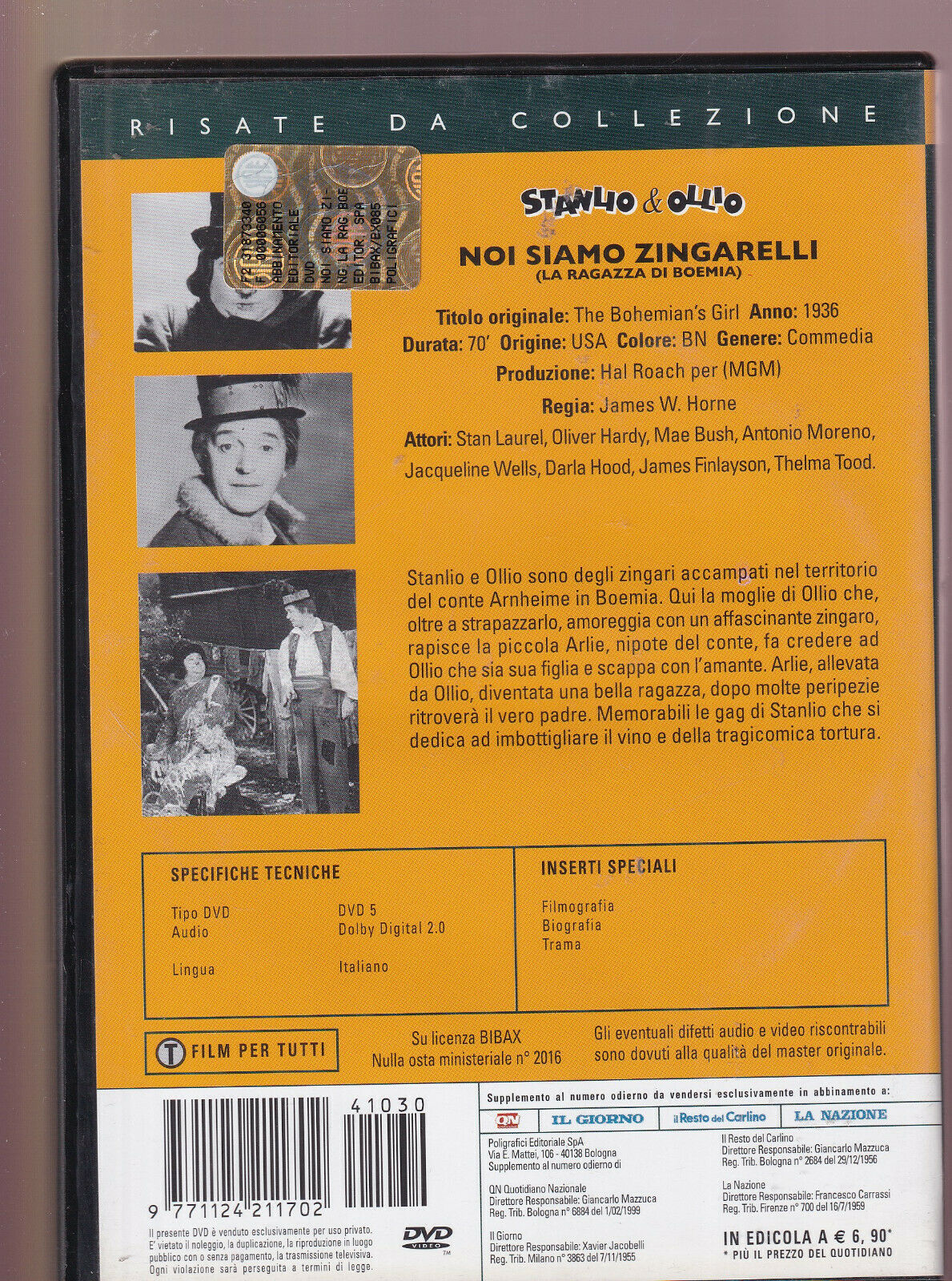 EBOND Stanlio e Ollio:noi Siamo Zingarelli Editoriale DVD DB729360 - Image 2