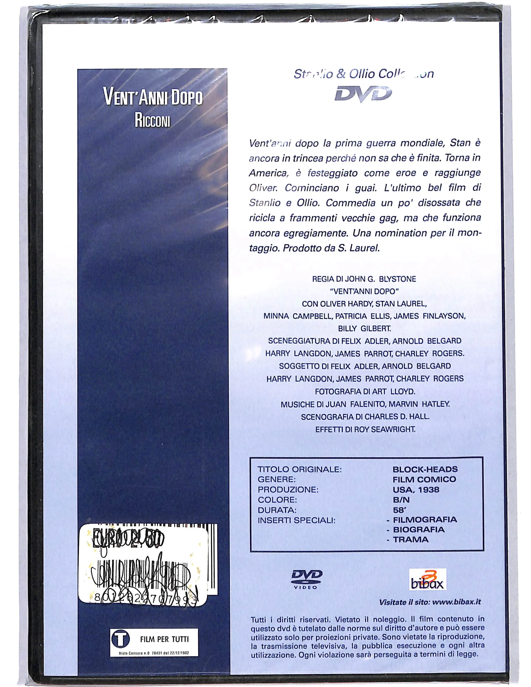 EBOND Stanlio & Ollio vent'anni dopo-ricconi DVD DB775747 - Image 2