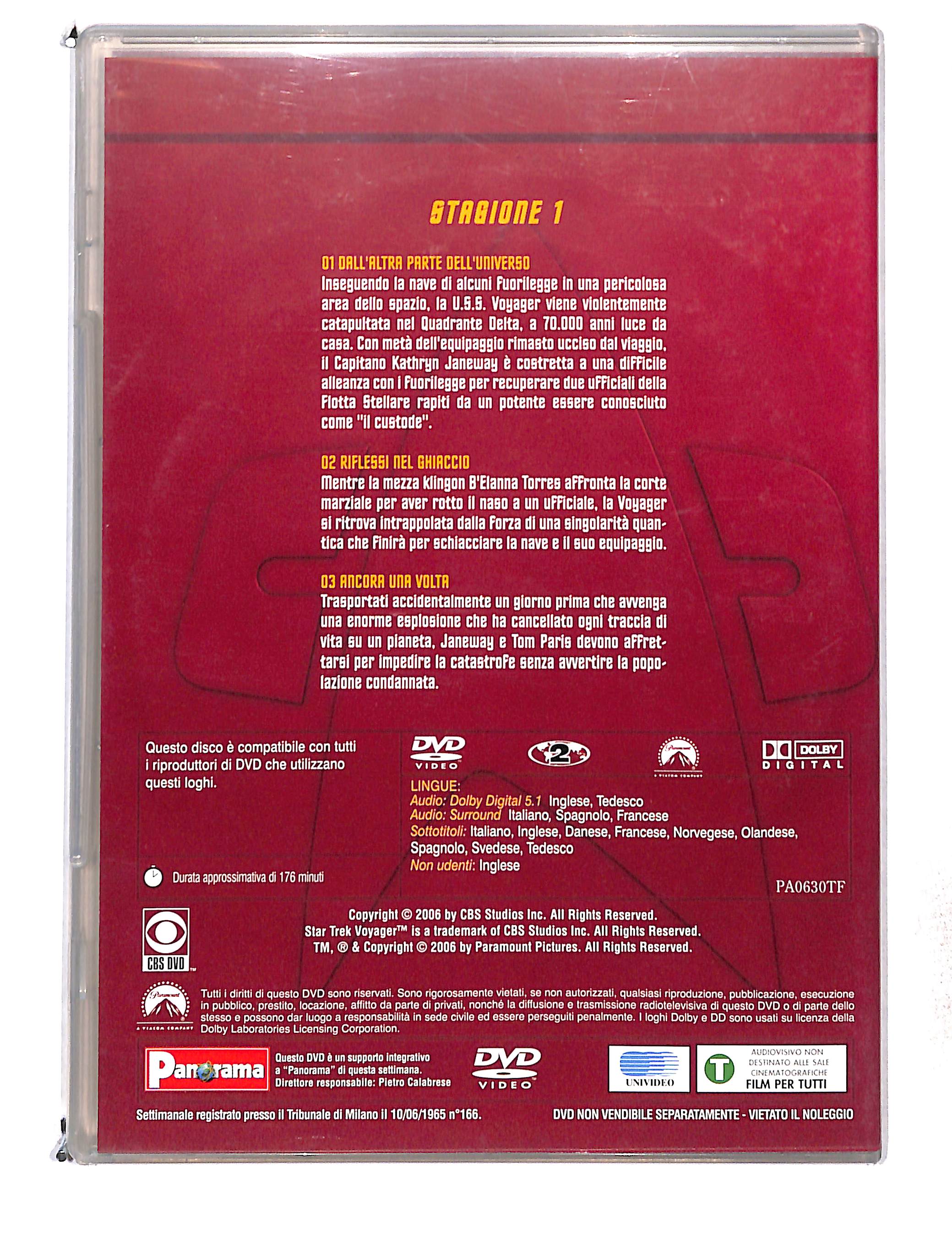 EBOND Star trek voyager stagione 1 disco 1 episodi 1-3 EDITORIALE DVD DB761422 - Image 2