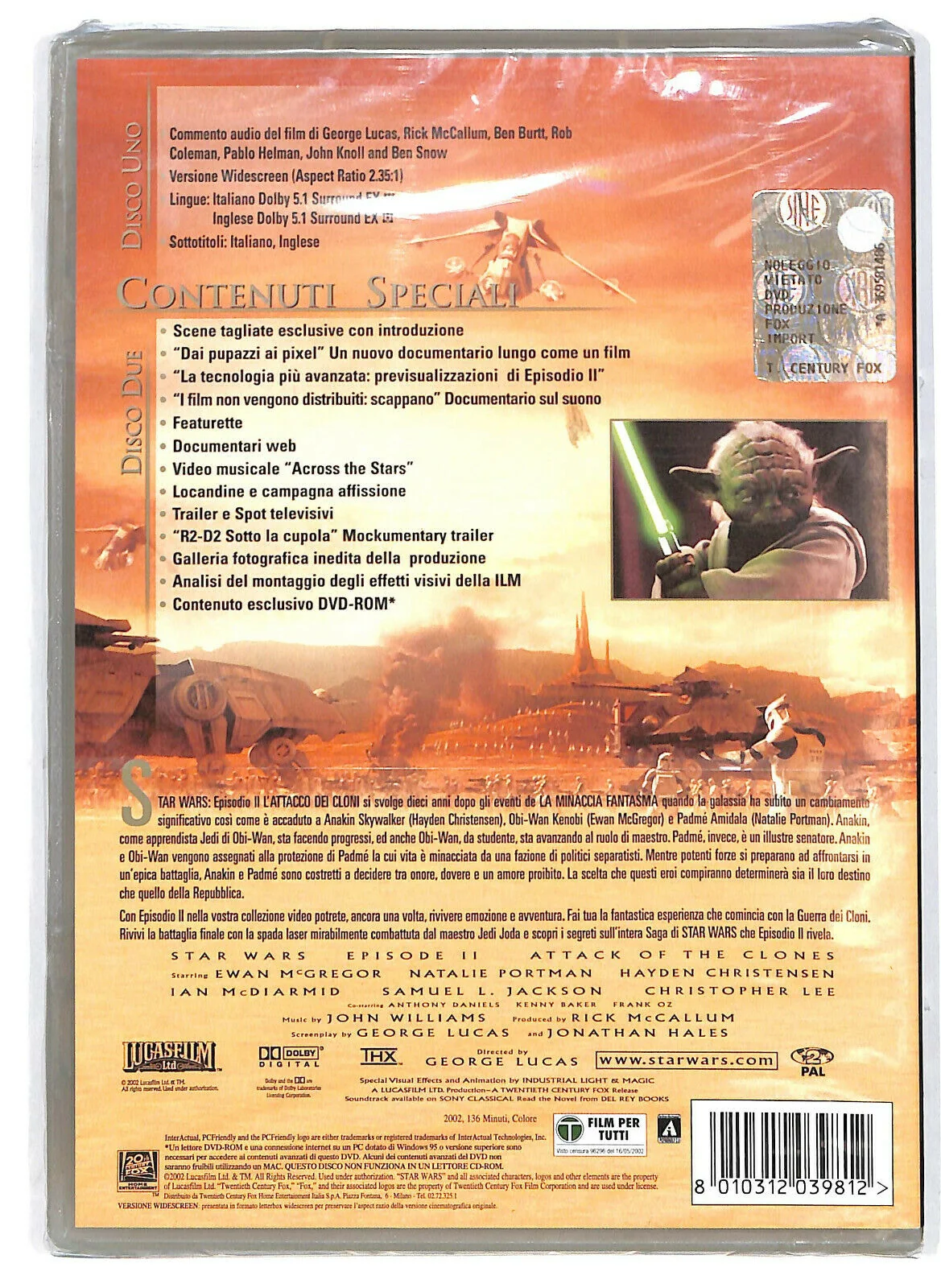 EBOND Star Wars 2 - L'attacco Dei Cloni DVD DB729140 - Image 2
