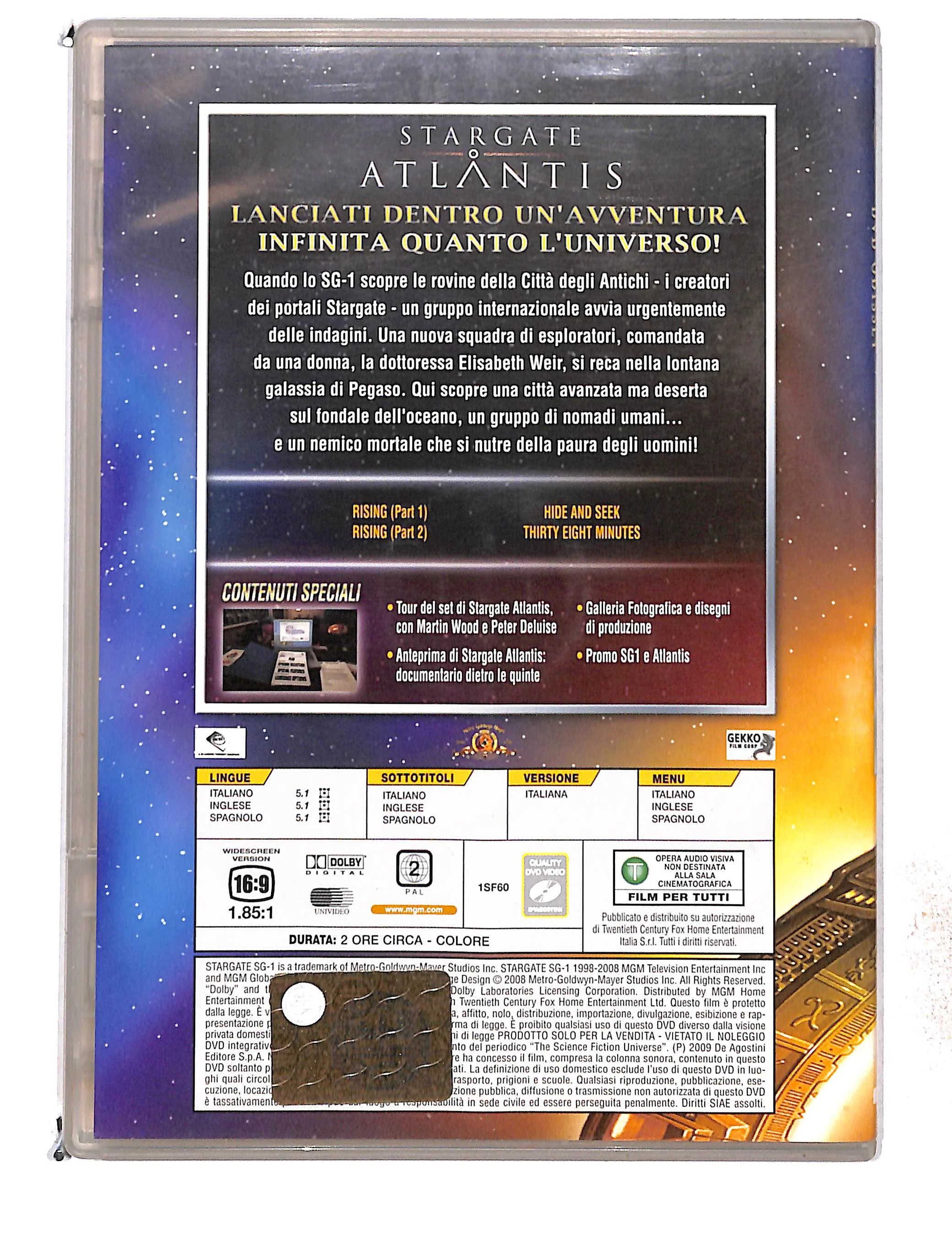 EBOND Stargate dvd Odissey Atlantis File 1-4 EDITORIALE DVD DB761468 - Image 2