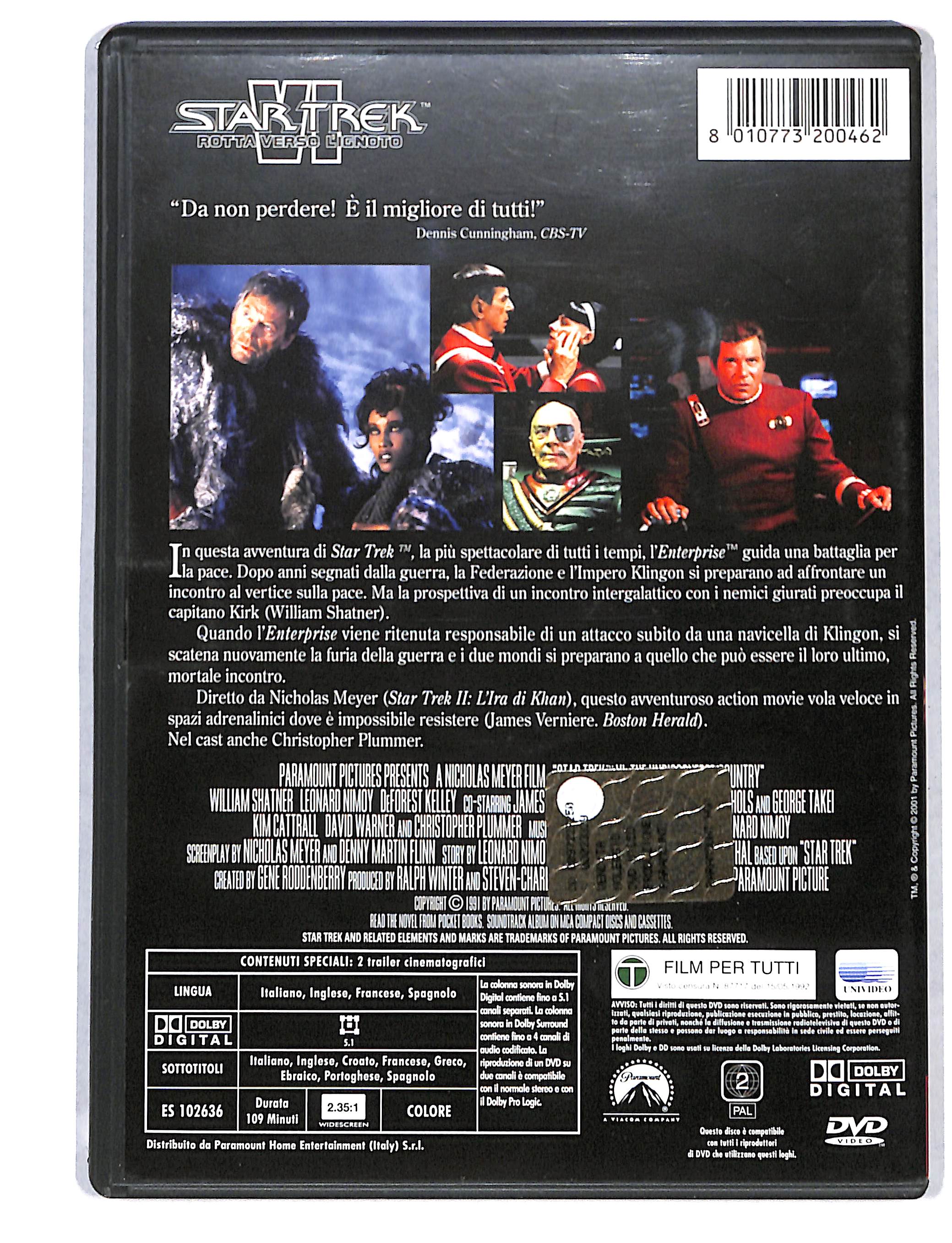 EBOND StarTrek VI rotta verso l'ignoto DVD DB735802 - Image 2