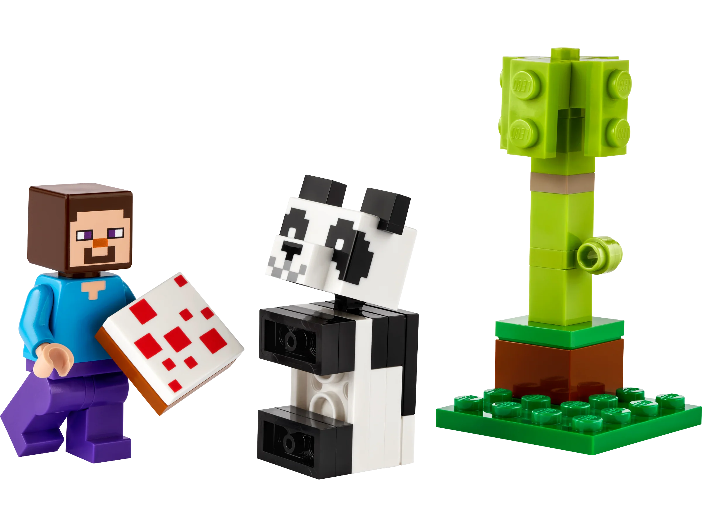 LEGO 30672 Steve e Baby Panda