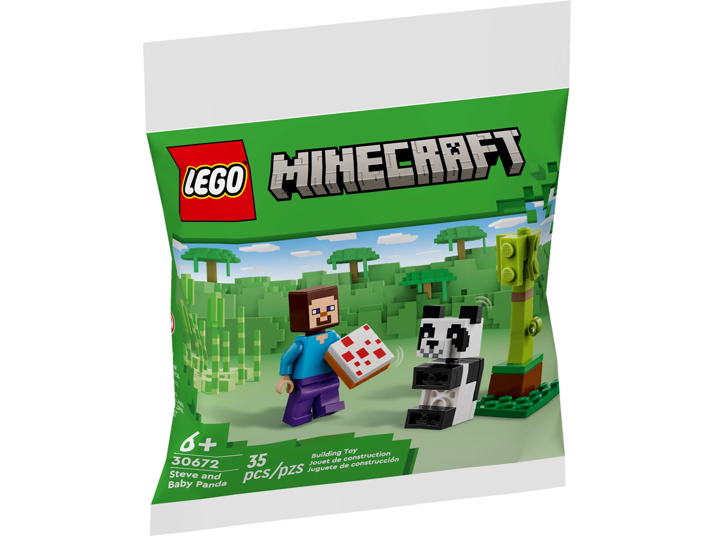 LEGO 30672 Steve e Baby Panda - Image 2