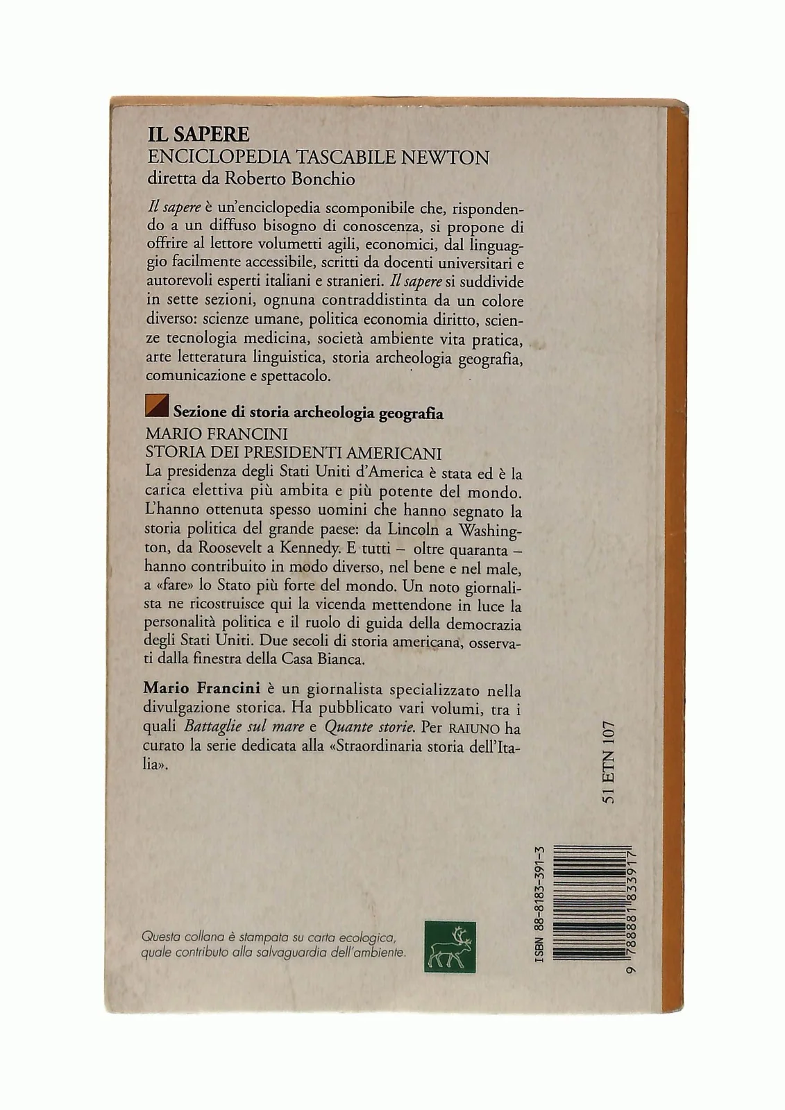 EBOND Storia Dei Presidenti Americani Mario Francini Newton Libro LI046501 - Image 2