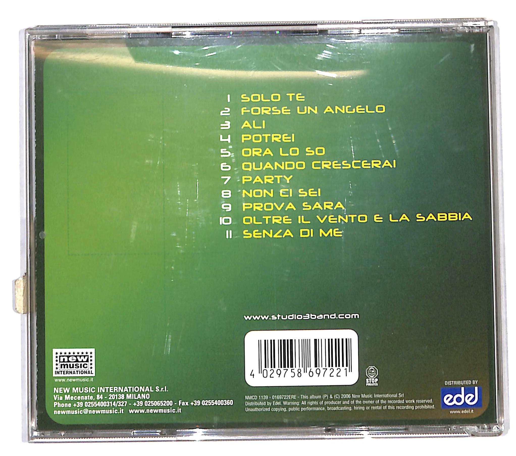 EBOND Studio 3 - Forse Un Angelo CD CB118113 - Image 2