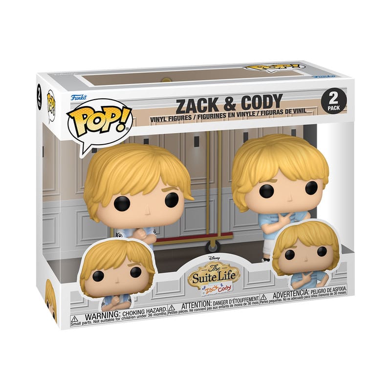 SUITE LIFE OF ZACK & CODY POP! TELEVISION VINYL FIGURES 2-PACK ZACK & CODY 9 CM P039699 - Image 2