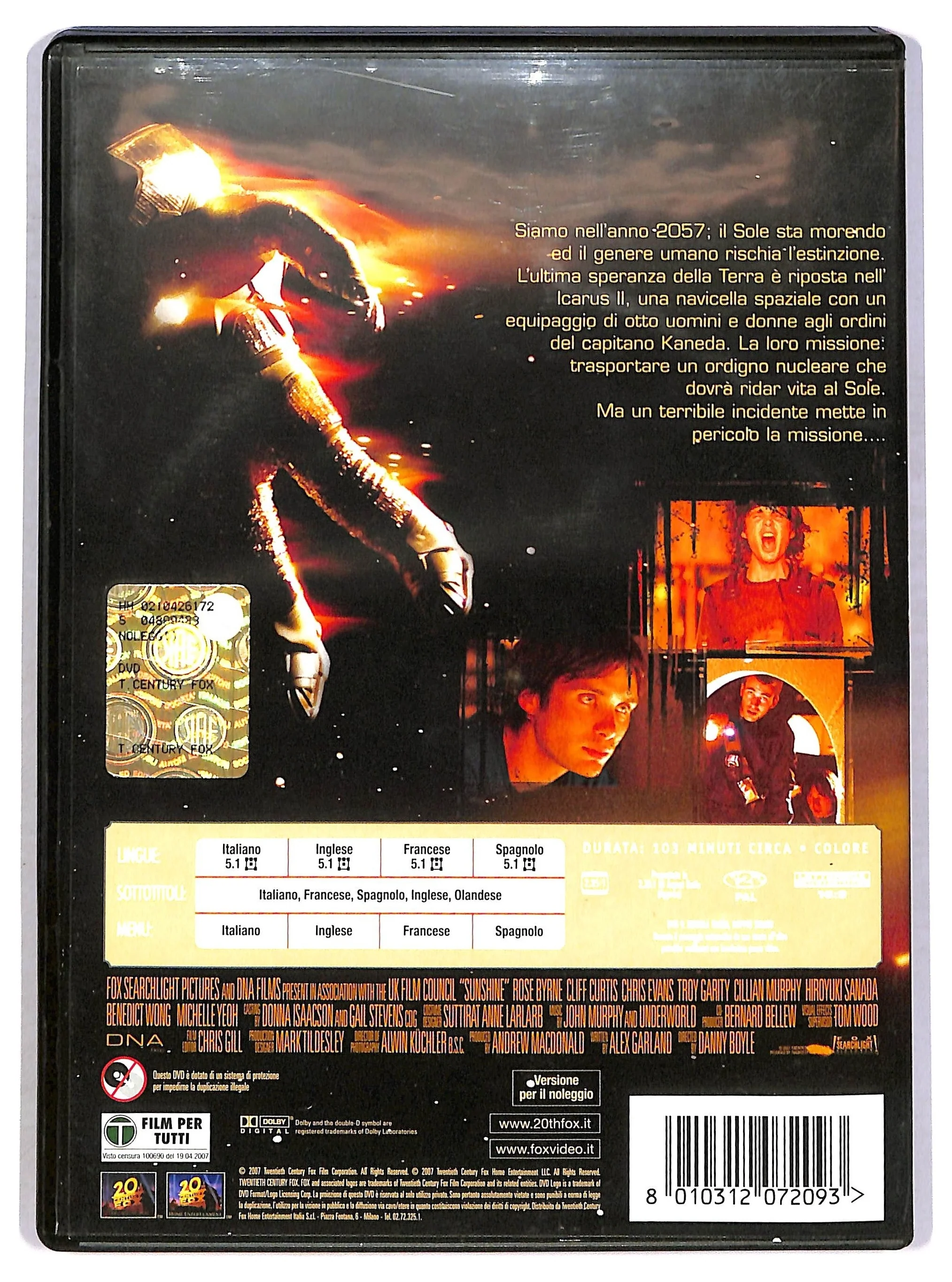 EBOND Sunshine NOLEGGIO DVD DB712414 - Image 2