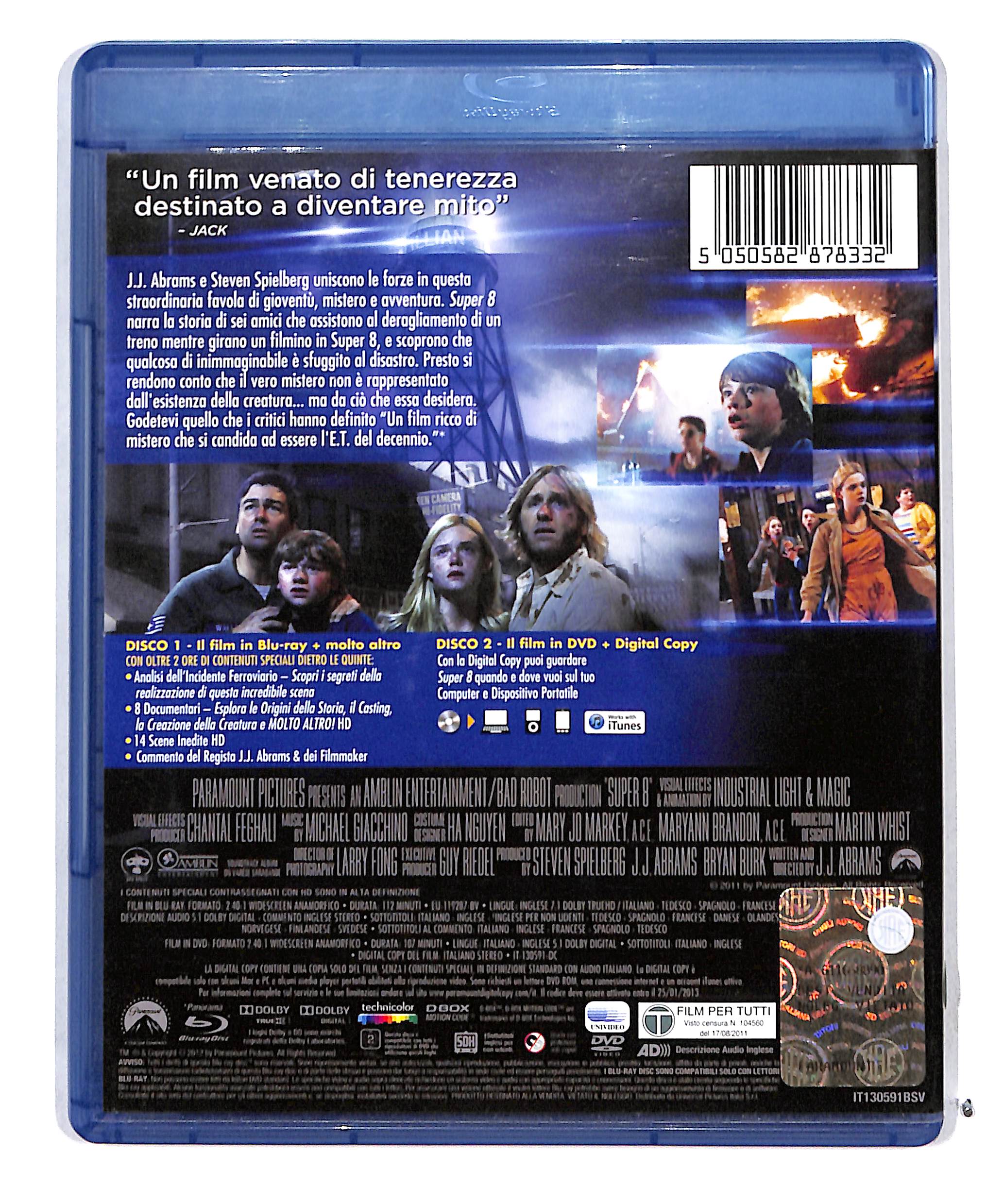 EBOND Super 8 + DVD Non contiente Digital Copy BLURAY DB715405 - Image 2
