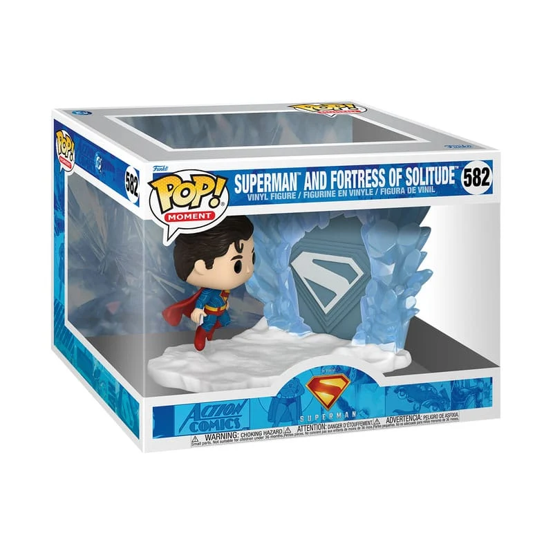 SUPERMAN (2025) POP MOMENTS VINYL FIGURES SUPERMAN AND FORTRESS OF SOLITUDE 9 CM P039866 - Image 2