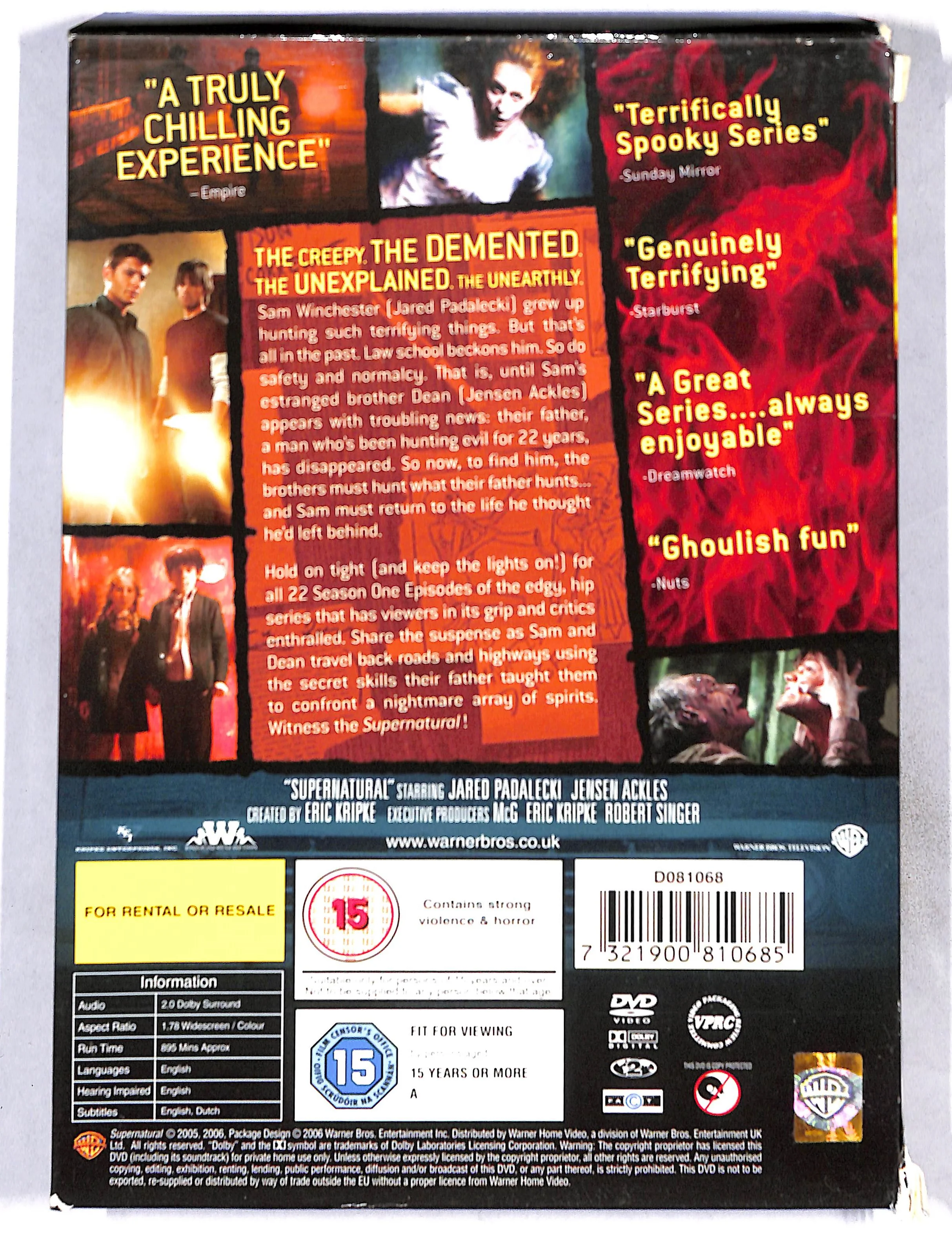 EBOND Supernatural - The Complete First Season Edizione: UK DVD DB772801 - Image 2