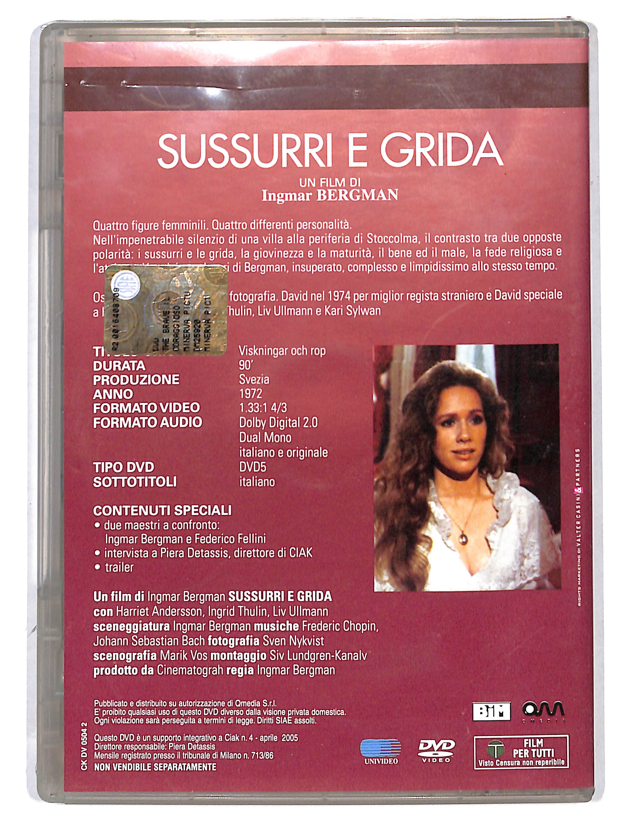 EBOND Sussurri e Grida EDITORIALE DVD DB717623 - Image 2