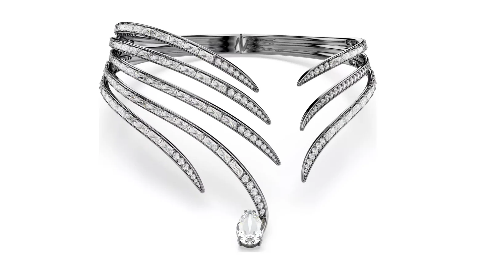 Swarovski 5734982 Girocollo The Vienna Collection Piuma Bianco taglia S