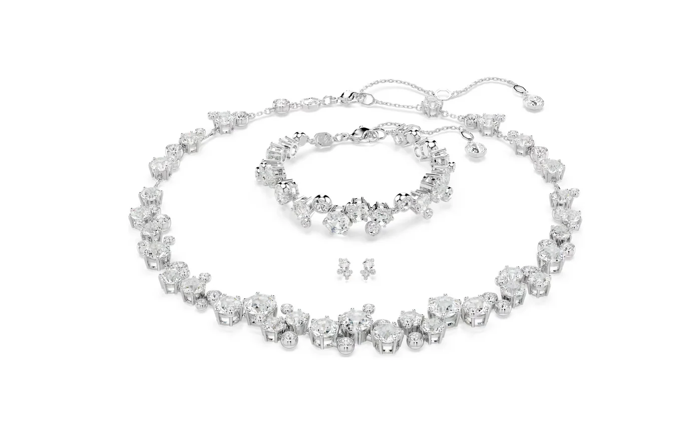 Swarovski 5738285 Set Constella Taglio misto Bianco Placcato rodio