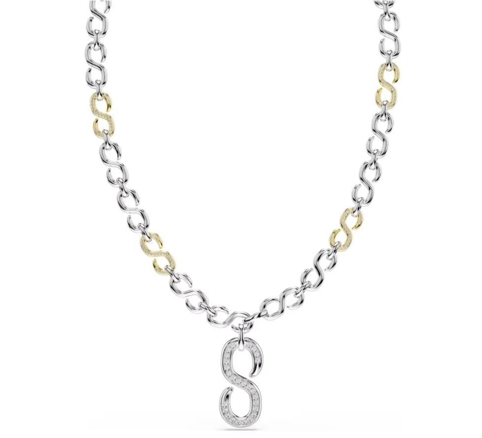 SWAROVSKI 5743785 Collana Dextera Taglio Round Bianca Mix di finiture SW004071