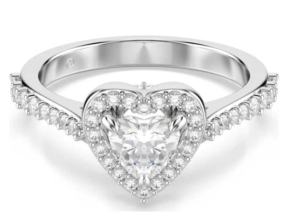 SWAROVSKI 5744049 Anello con motivo Una Angelic Cuore Tg 60 SW004008