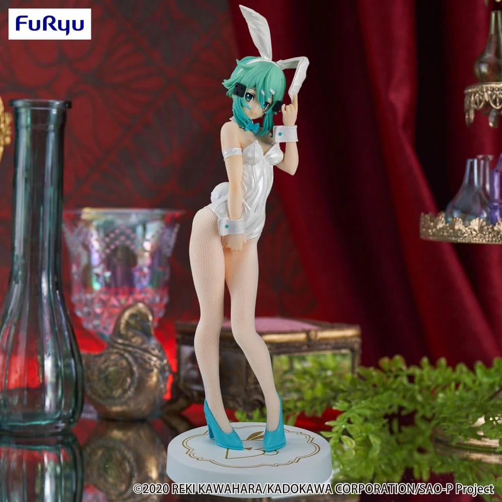 SWORD ART ONLINE BICUTE BUNNIES PVC STATUE SINON WHITE PEARL VER. 28 CM P041043 - Image 2