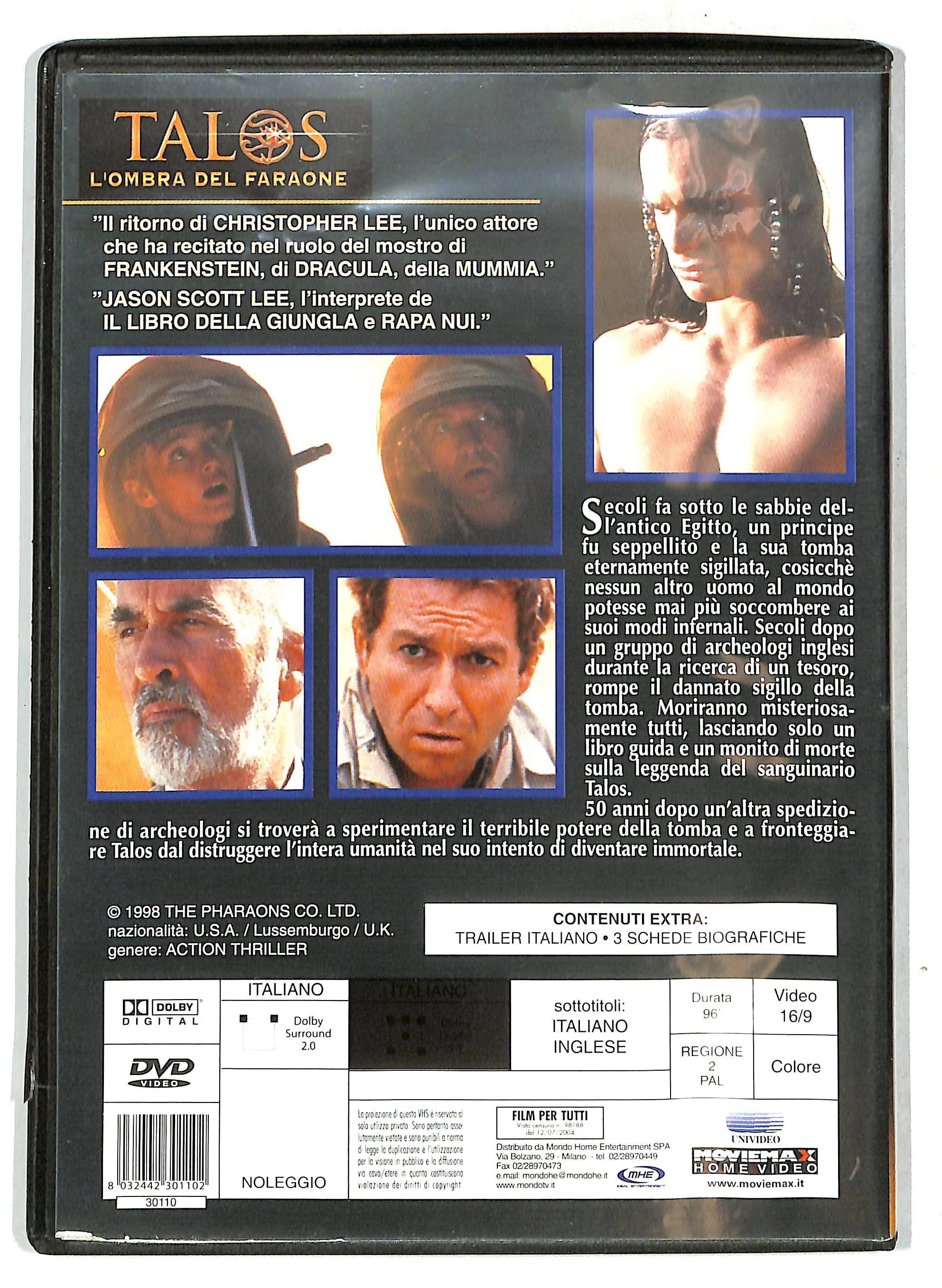EBOND Talos l'ombra del faraone NOLEGGIO DVD DB769313 - Image 2