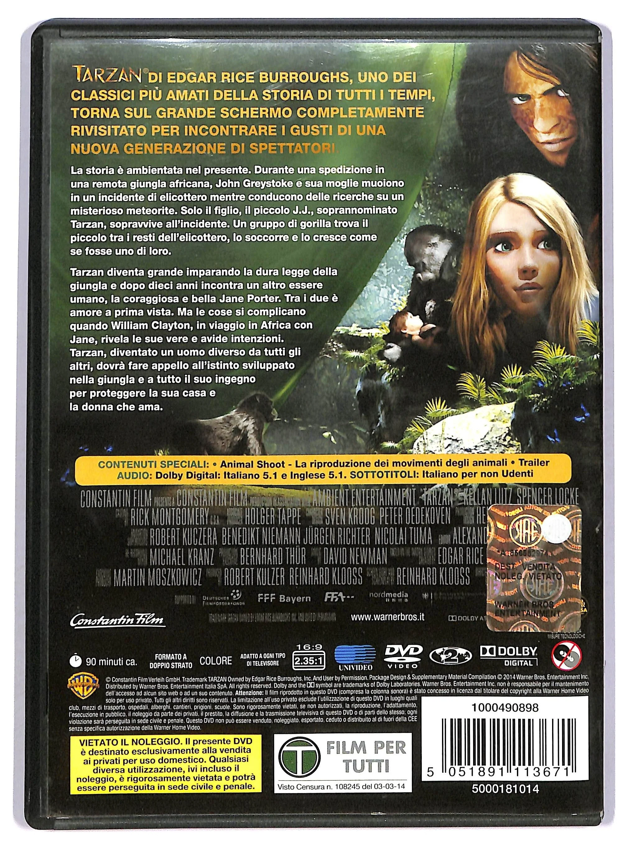 EBOND Tarzan (2013) NOLEGGIO DVD DB732919 - Image 2