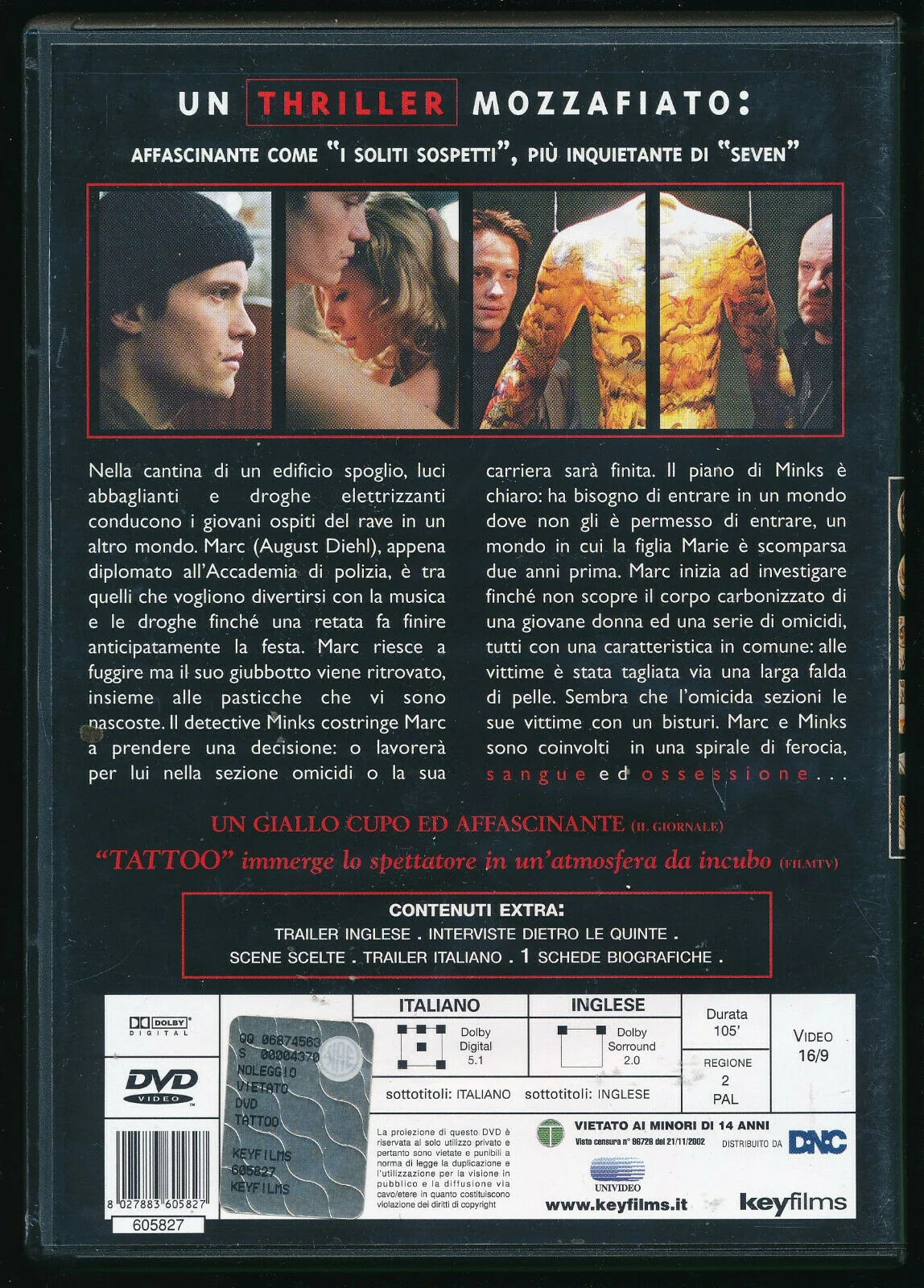 EBOND Tattoo NOLEGGIO DVD DB756857 - Image 2