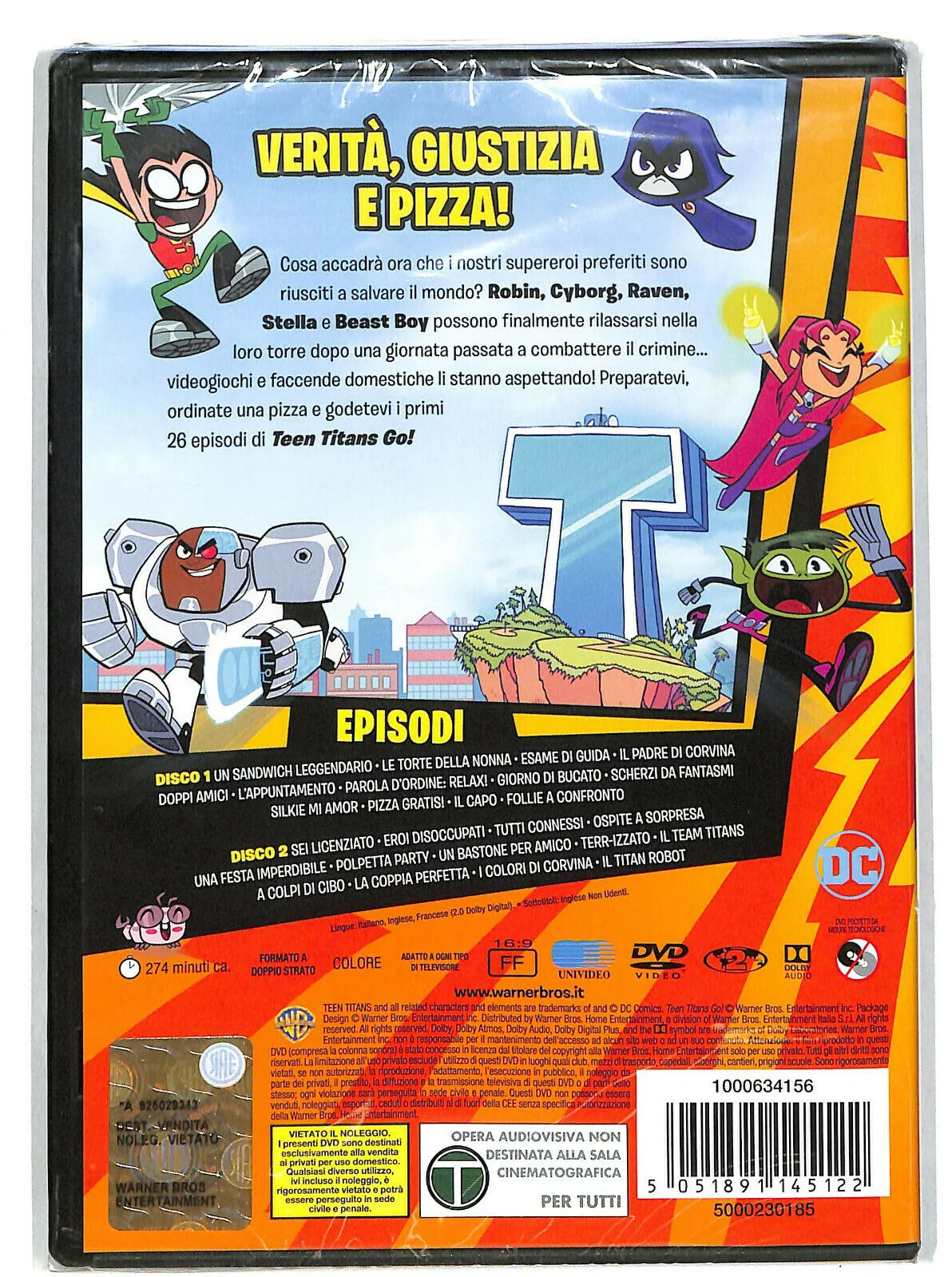EBOND Teen Titans Go! (2) Stagione 1 Parte 1 DVD DB685956 - Image 2