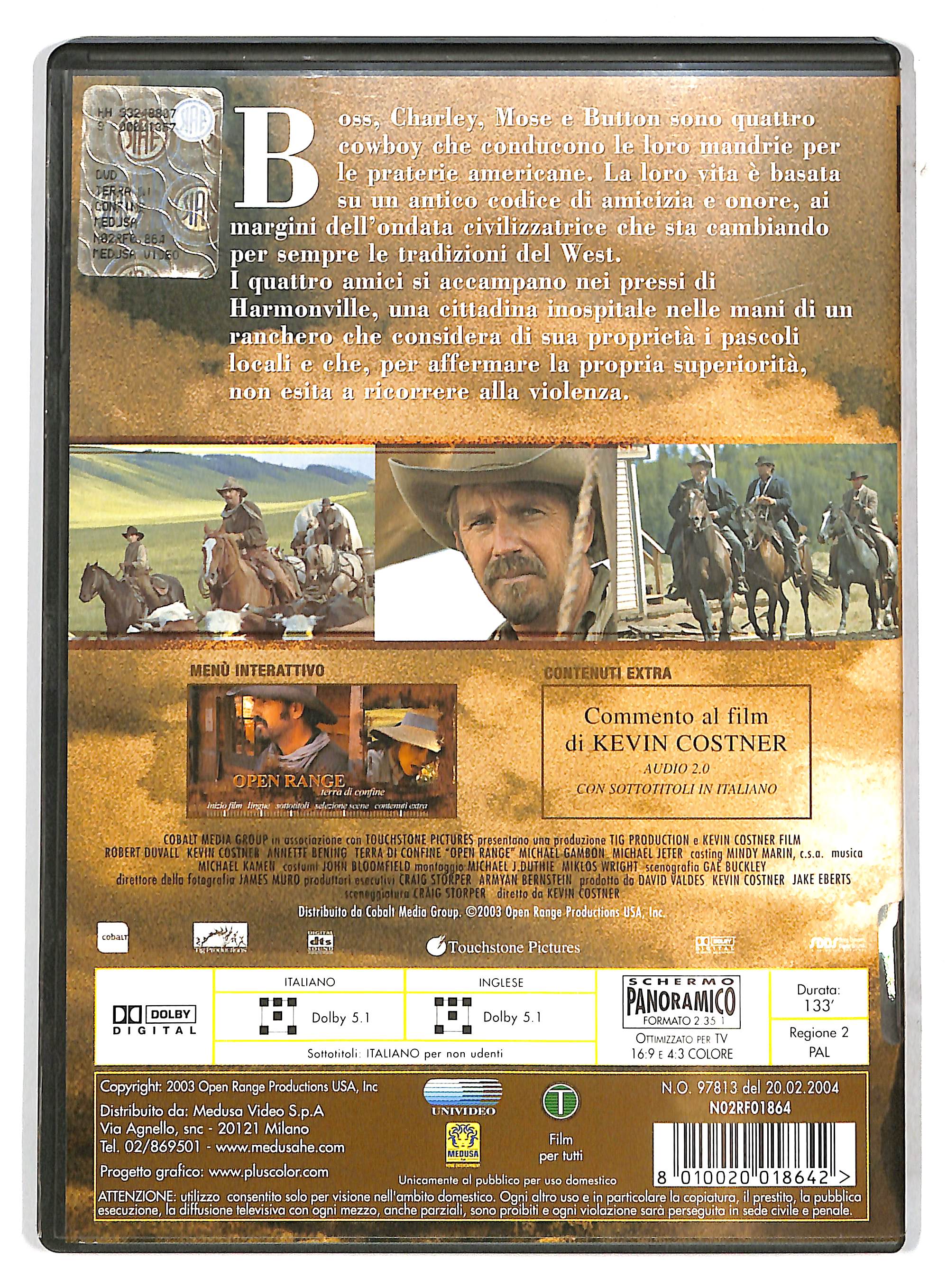 EBOND Terra di confine - Open Range NOLEGGIO DVD DB719462 - Image 2
