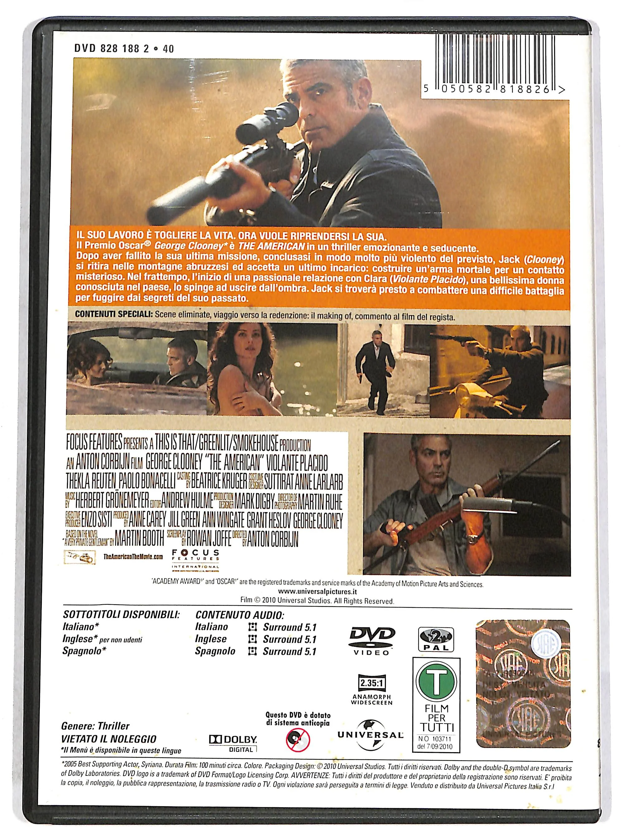 EBOND The American (film 2010) NOLEGGIO DVD DB613648 - Image 2