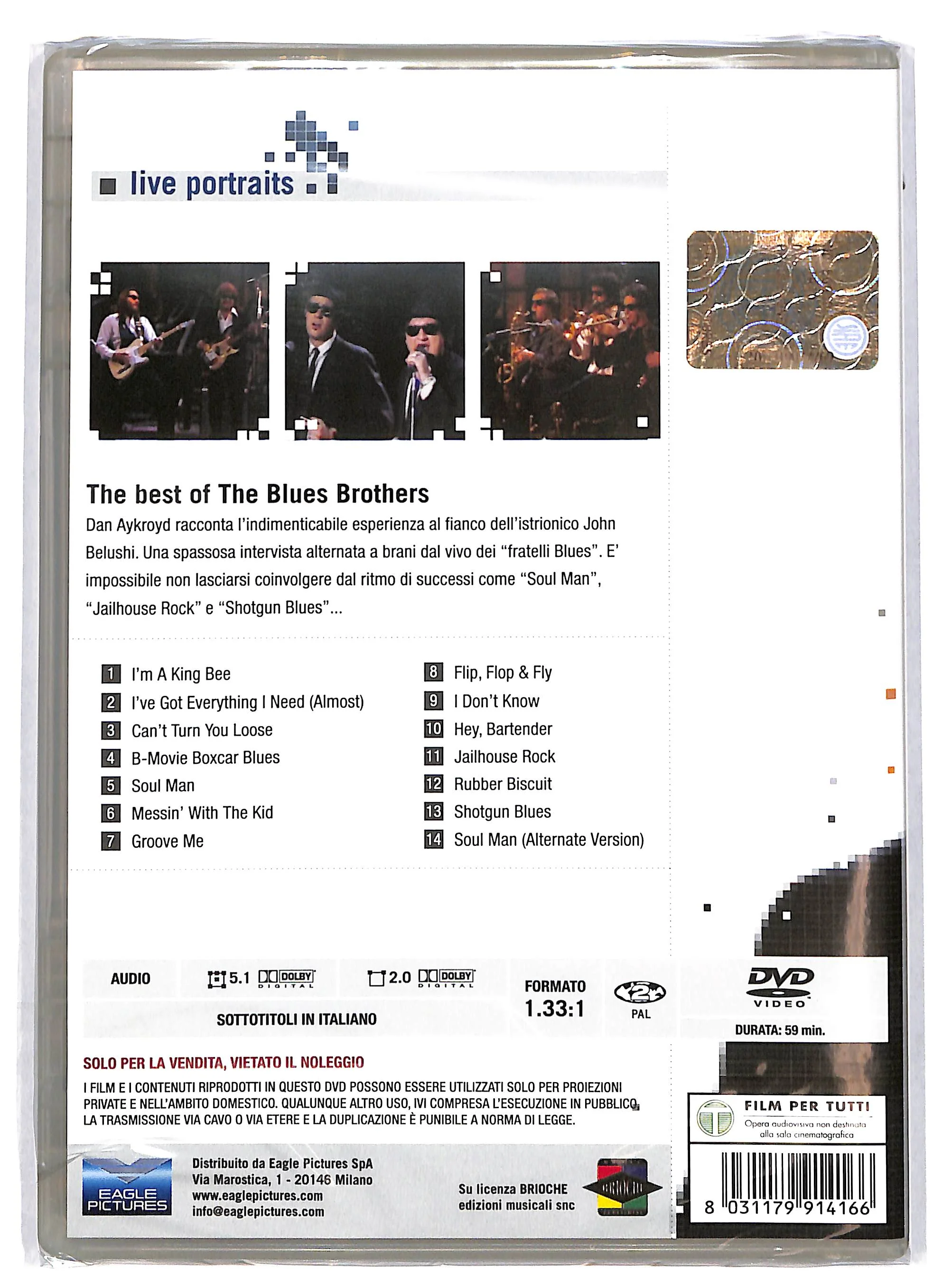 EBOND The Best Of The Blues Brothers Live Portraits DVD DB738857 - Image 2