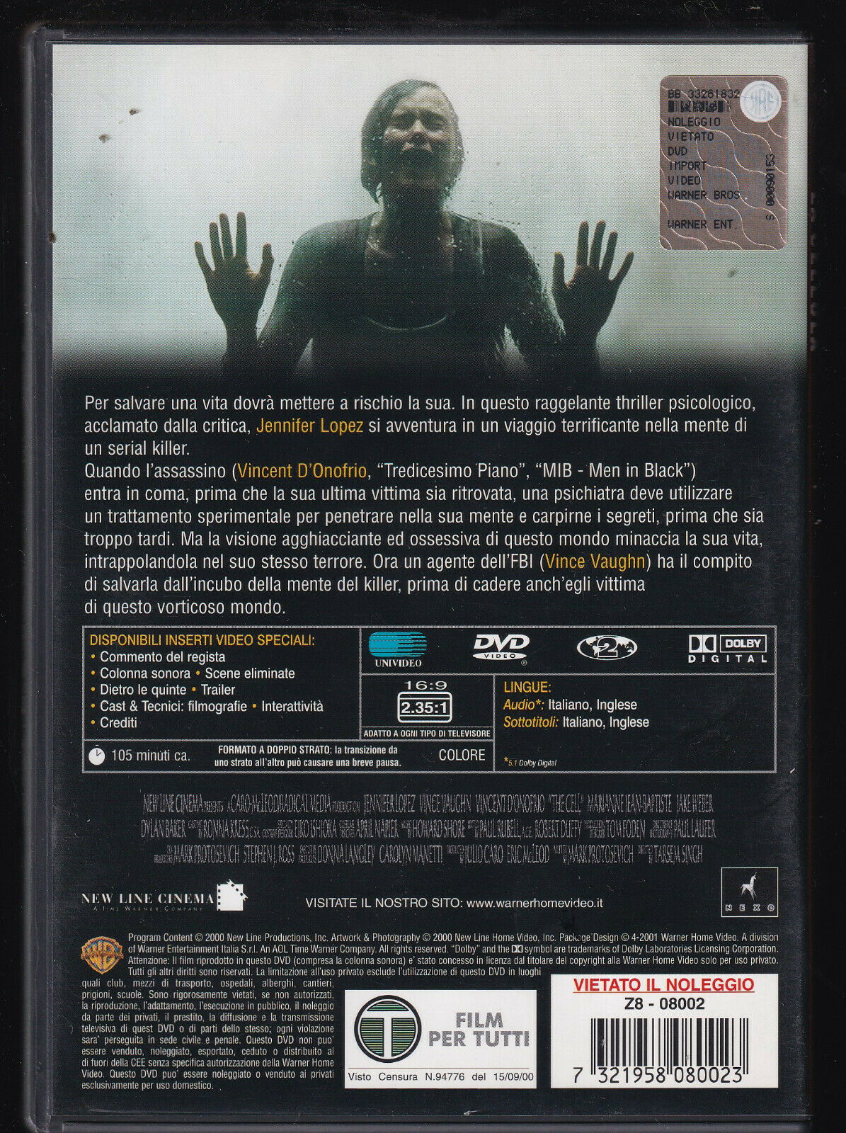 EBOND The Cell La Cellula DVD DB759842 - Image 2