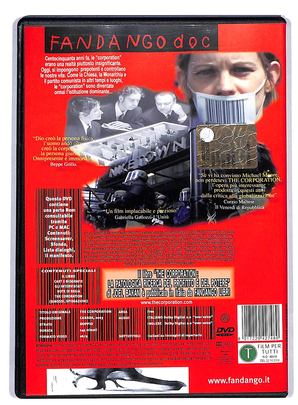 EBOND The Corporation NOLEGGIO DVD DB757901 - Image 2