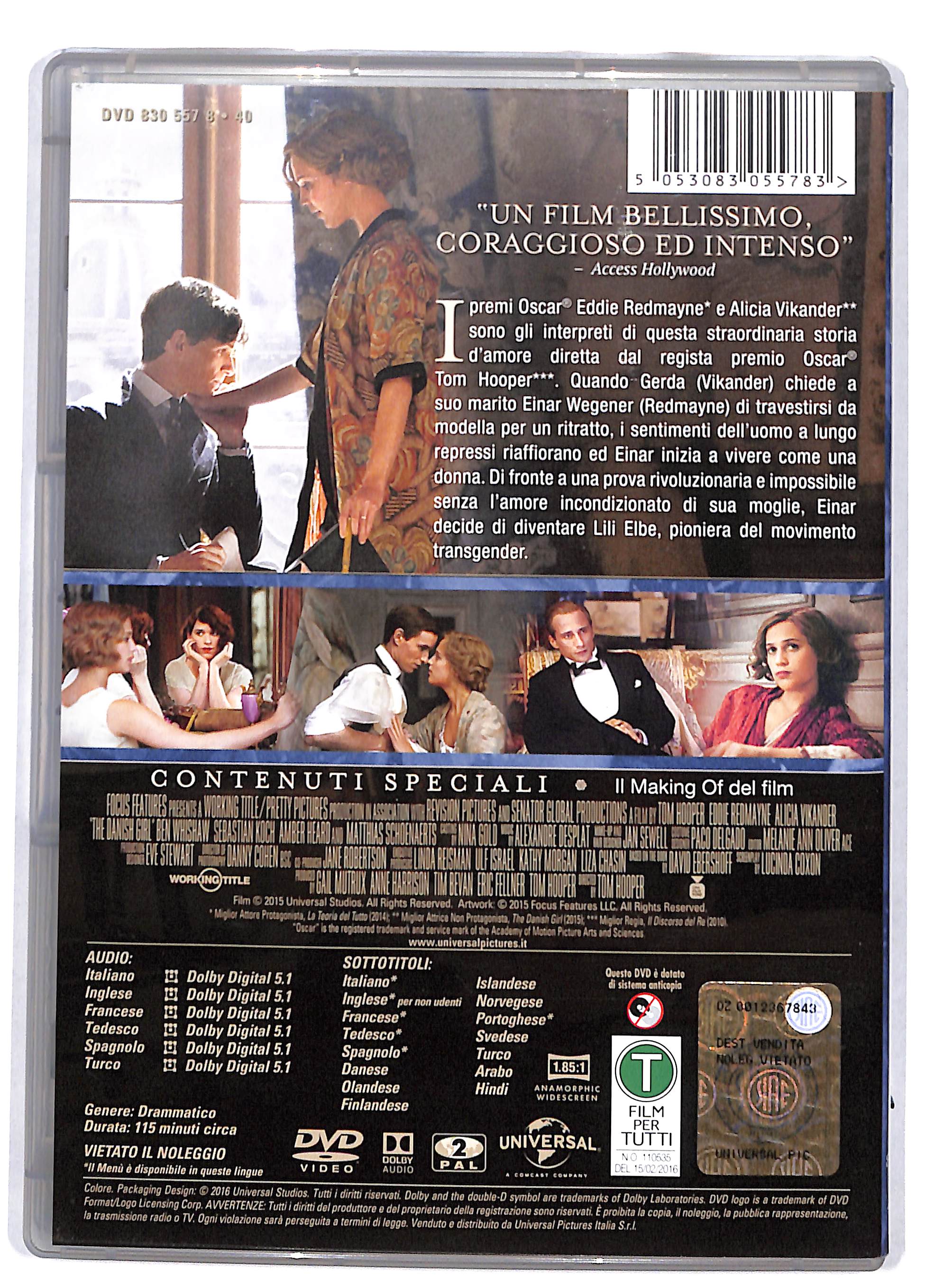 EBOND The Danish Girl DVD DB754959 - Image 2