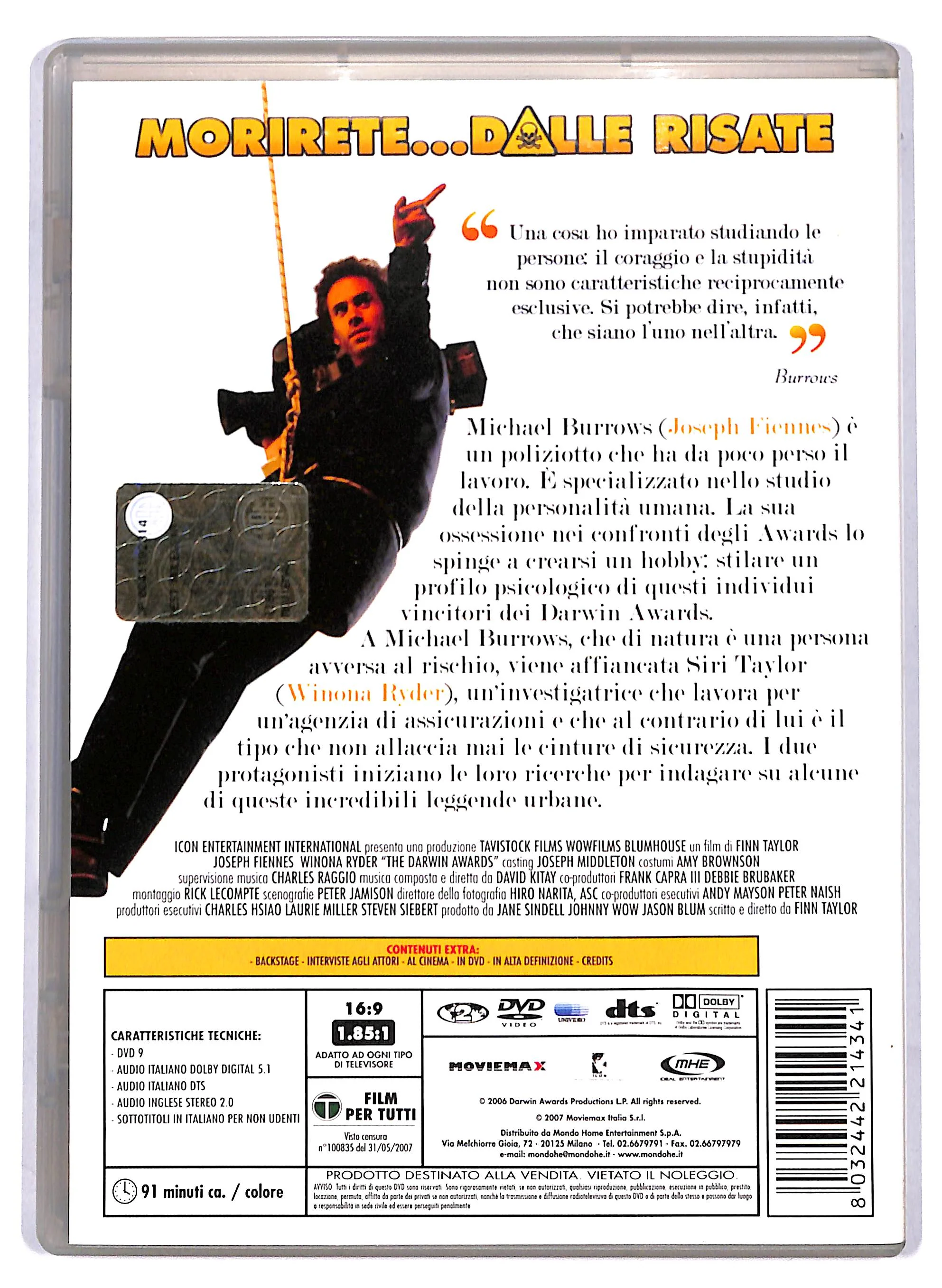 EBOND The Darwin Awards - Suicidi accidentali per menti poco evolute DVD DB697122 - Image 2